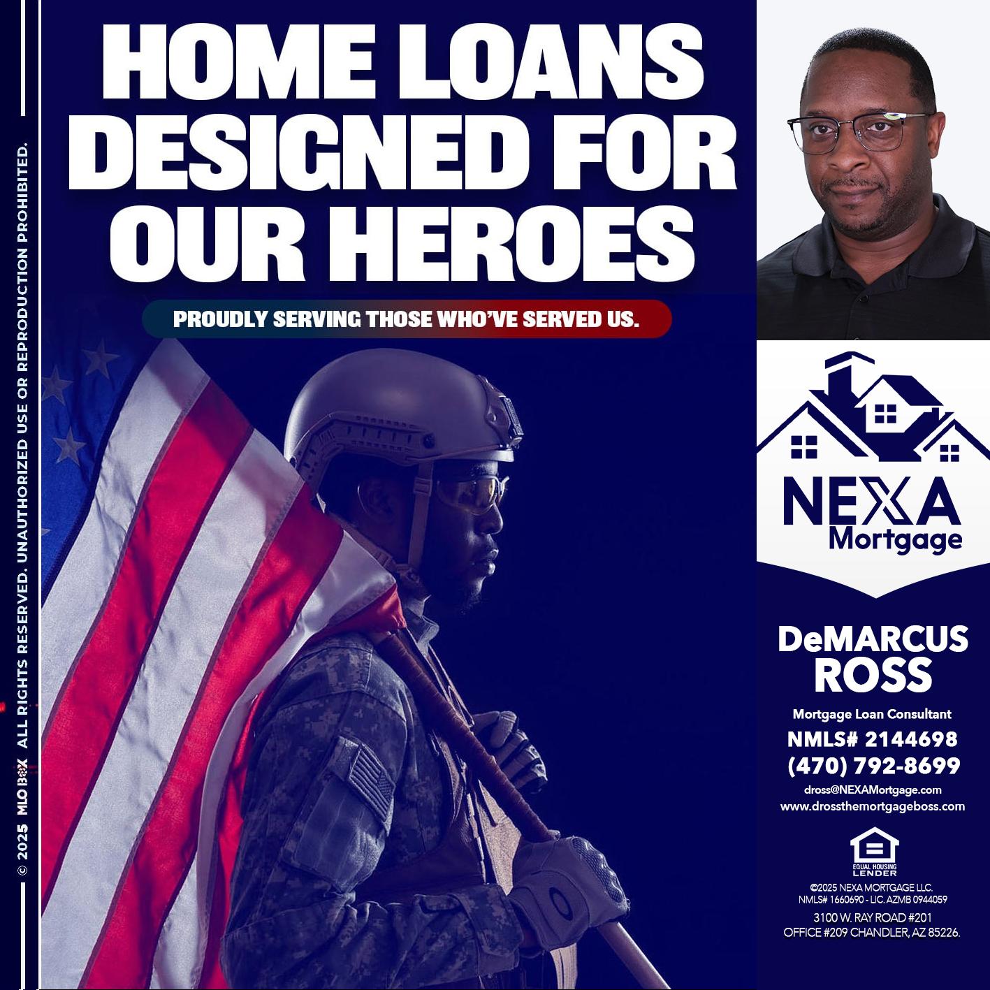 home loans - DeMarcus Ross -Dross the Mortgage Boss