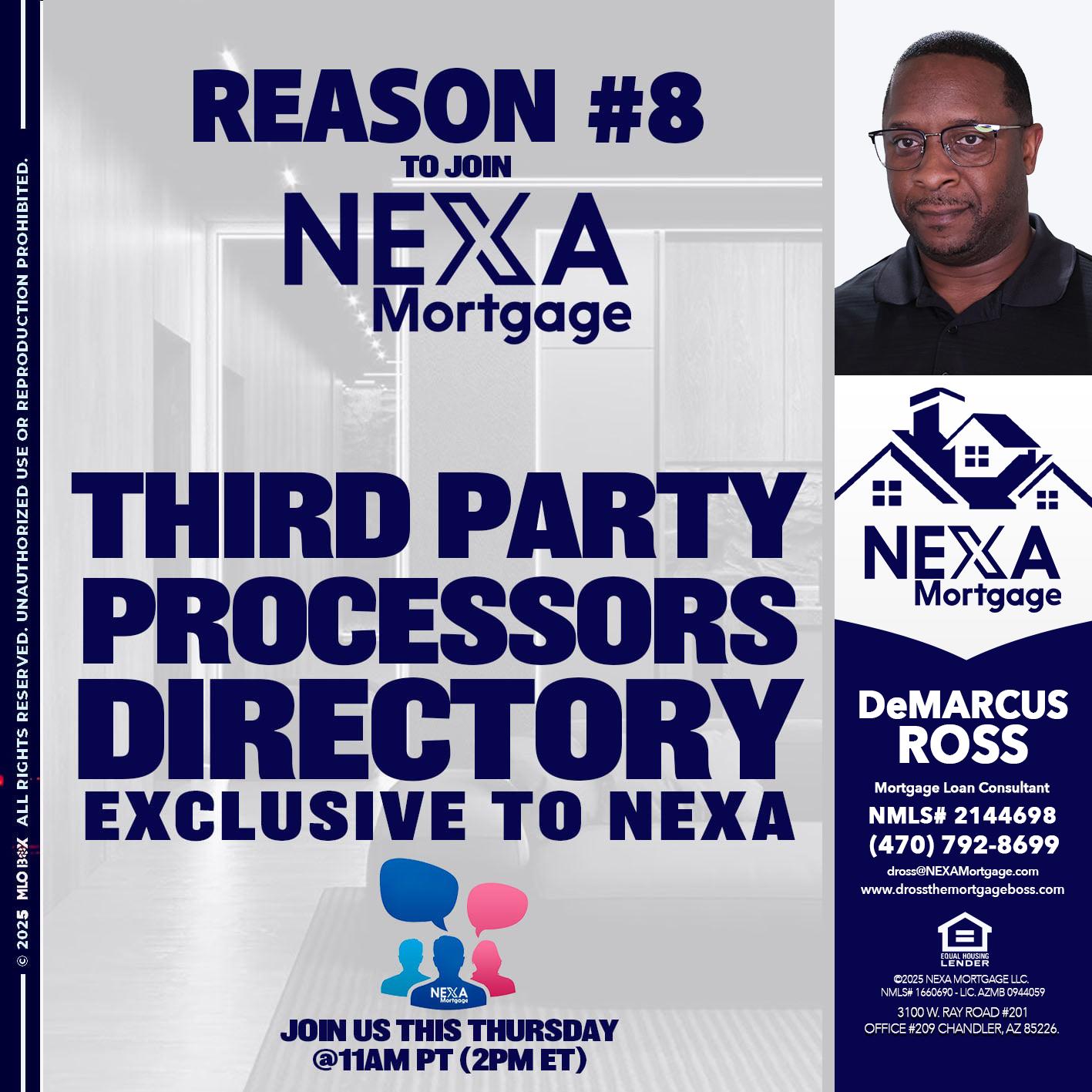 REASON 8 - DeMarcus Ross -Dross the Mortgage Boss
