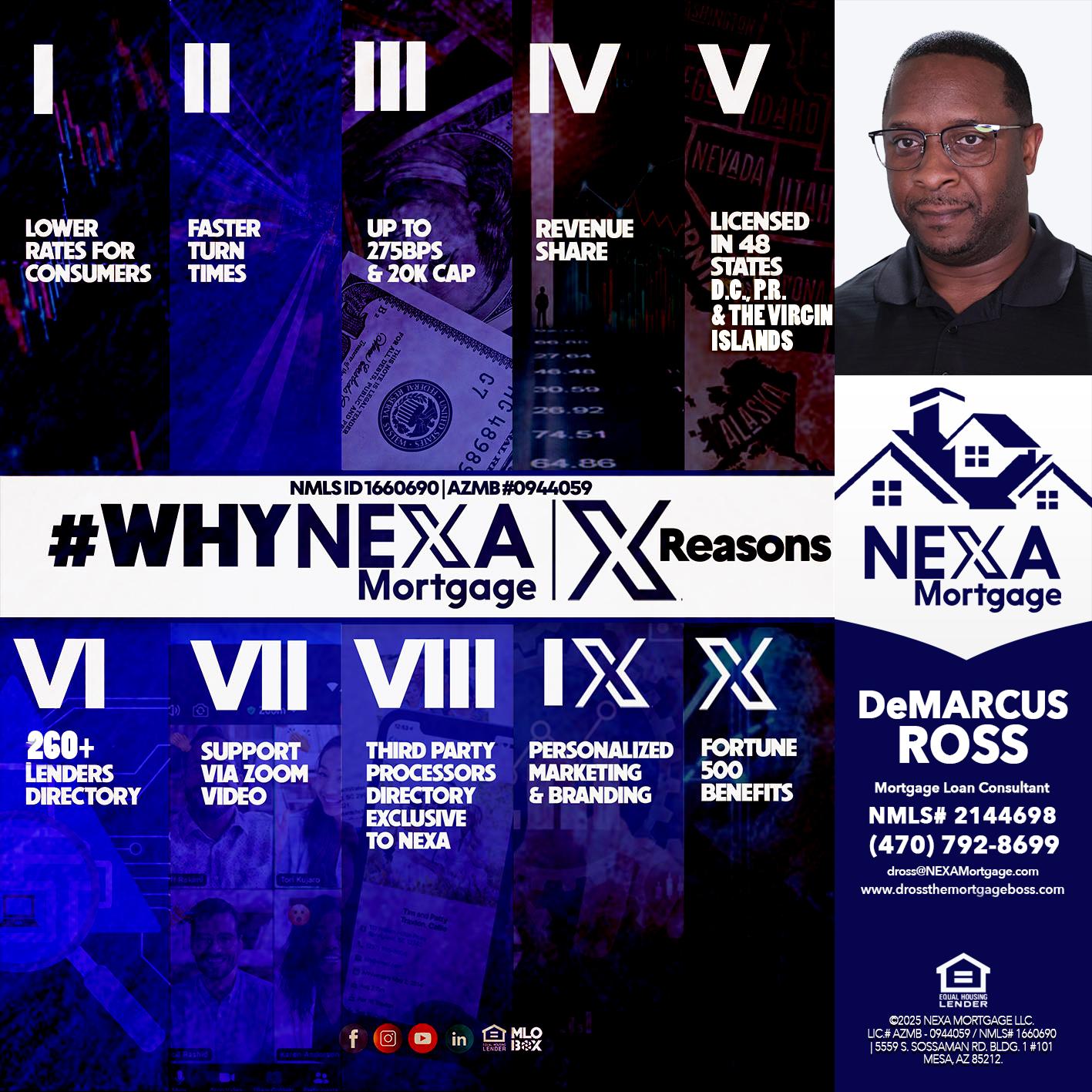 WHYNEXA TOP X - DeMarcus Ross -Dross the Mortgage Boss