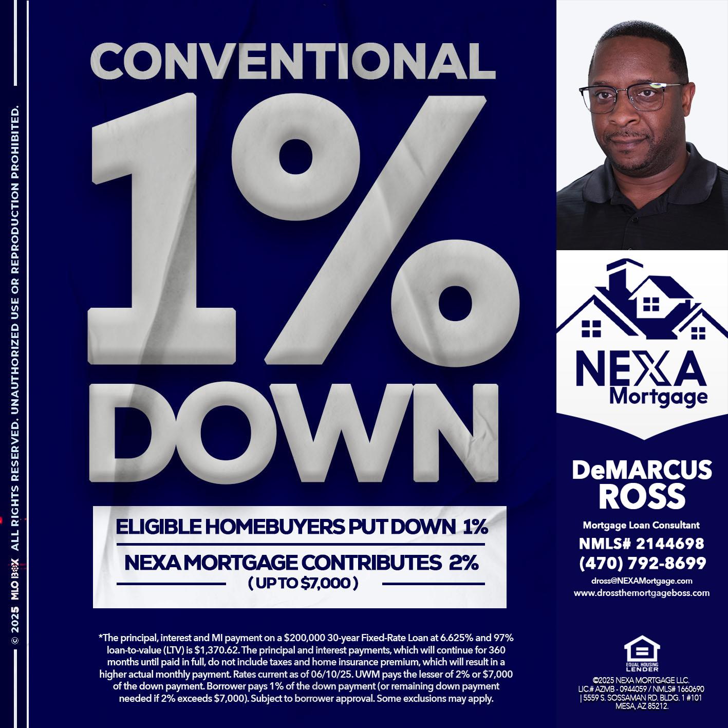 CONVENTIONAL - DeMarcus Ross -Dross the Mortgage Boss