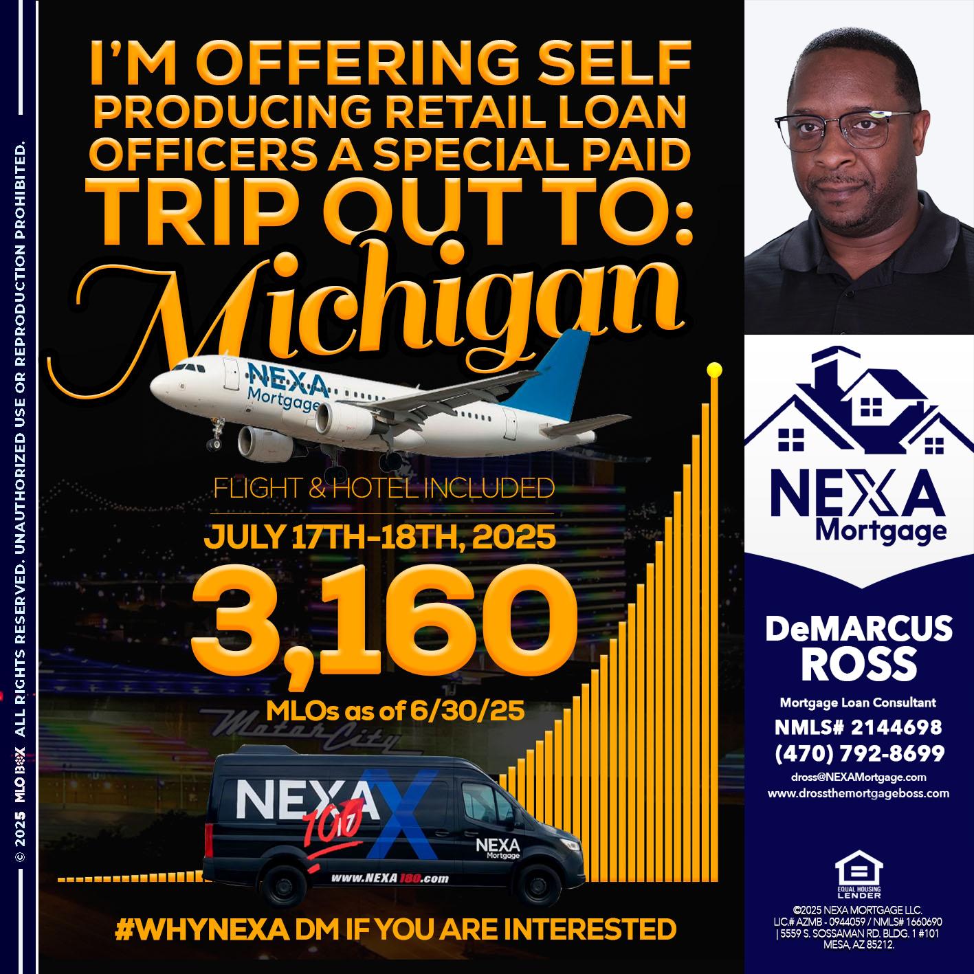 MICHIGAN TRIP - DeMarcus Ross -Dross the Mortgage Boss