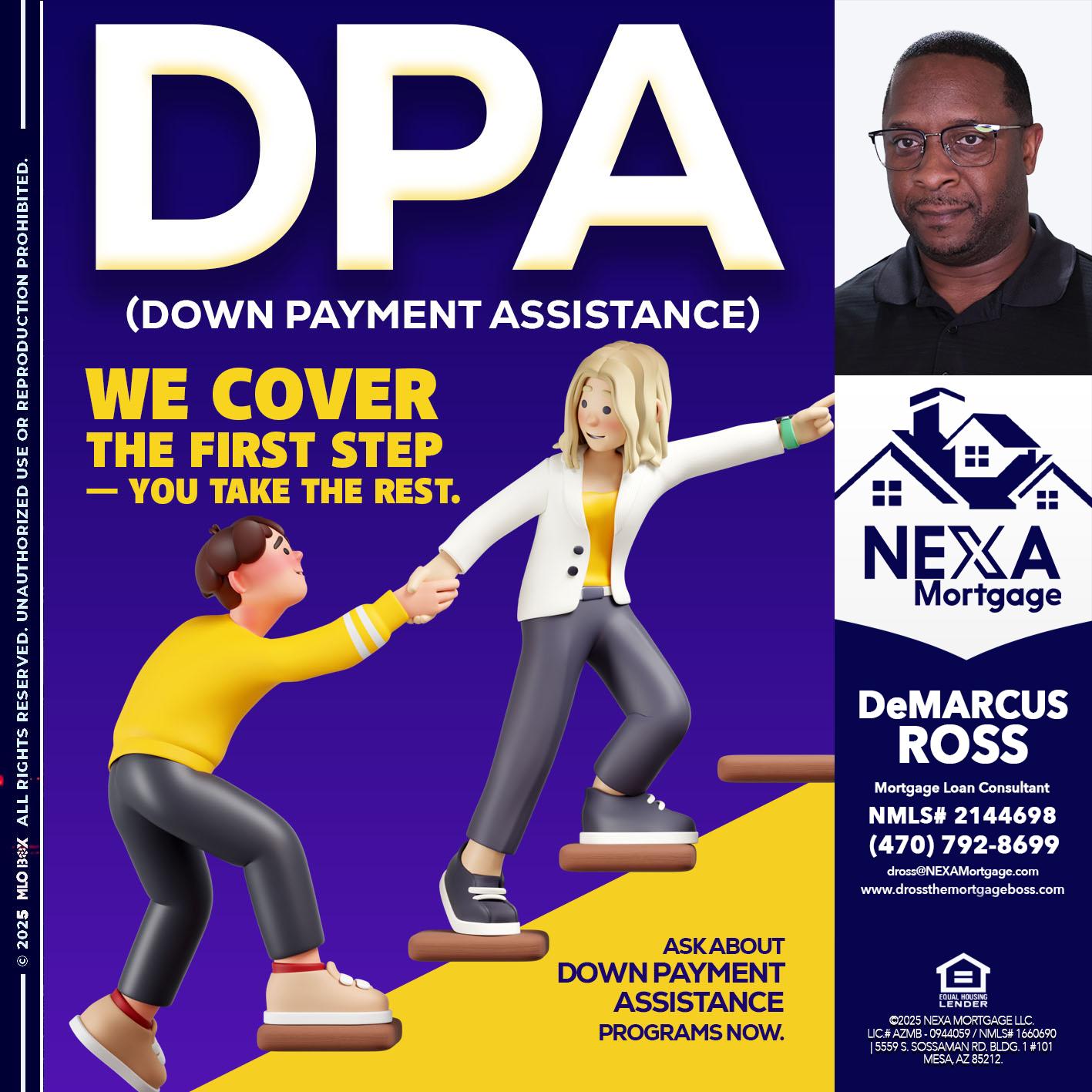 DPA LOANS - DeMarcus Ross -Dross the Mortgage Boss