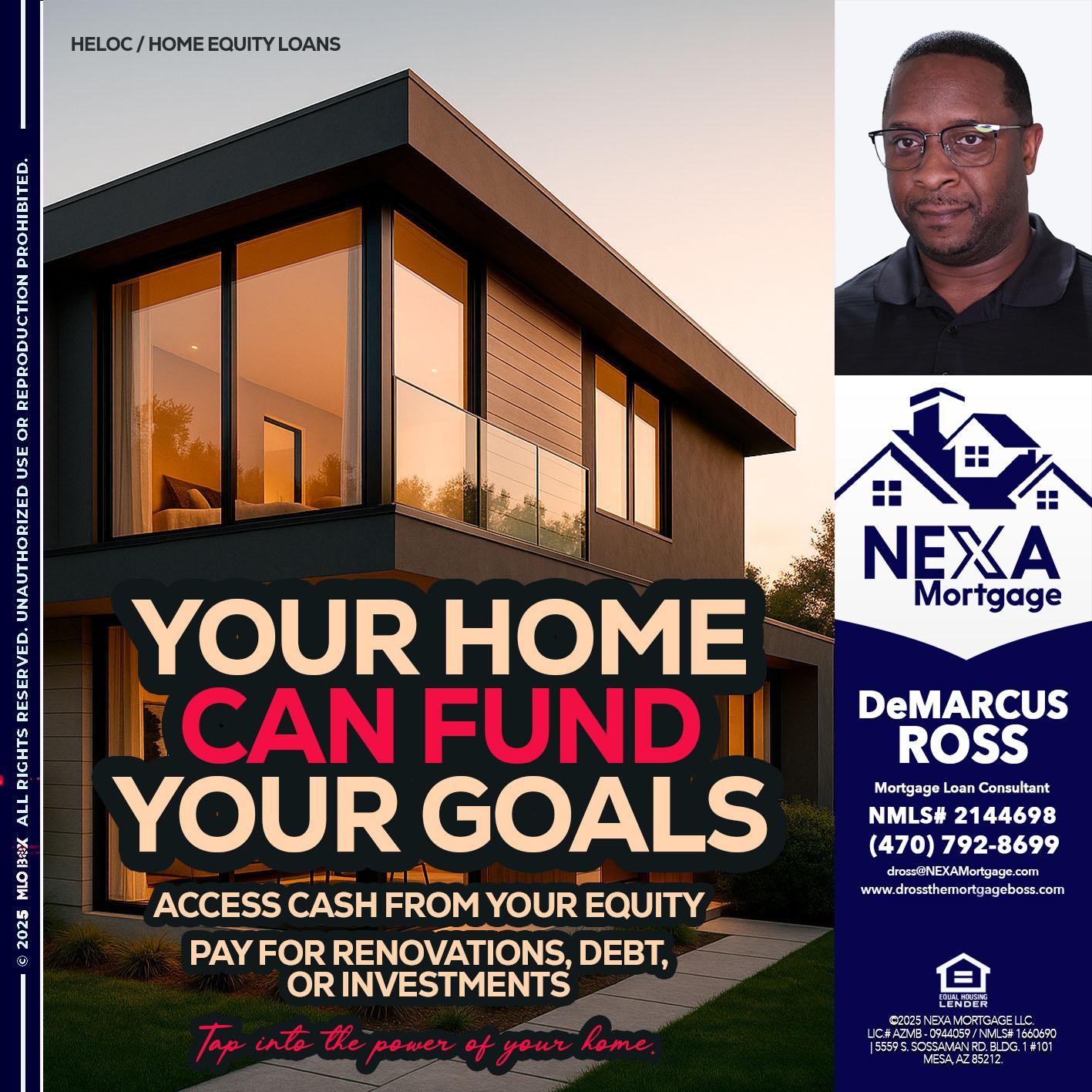 HELOC - DeMarcus Ross -Dross the Mortgage Boss