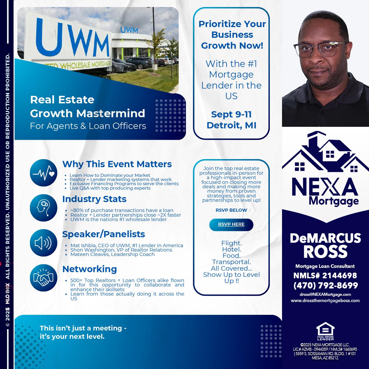 DETROIT TRIP - DeMarcus Ross -Dross the Mortgage Boss