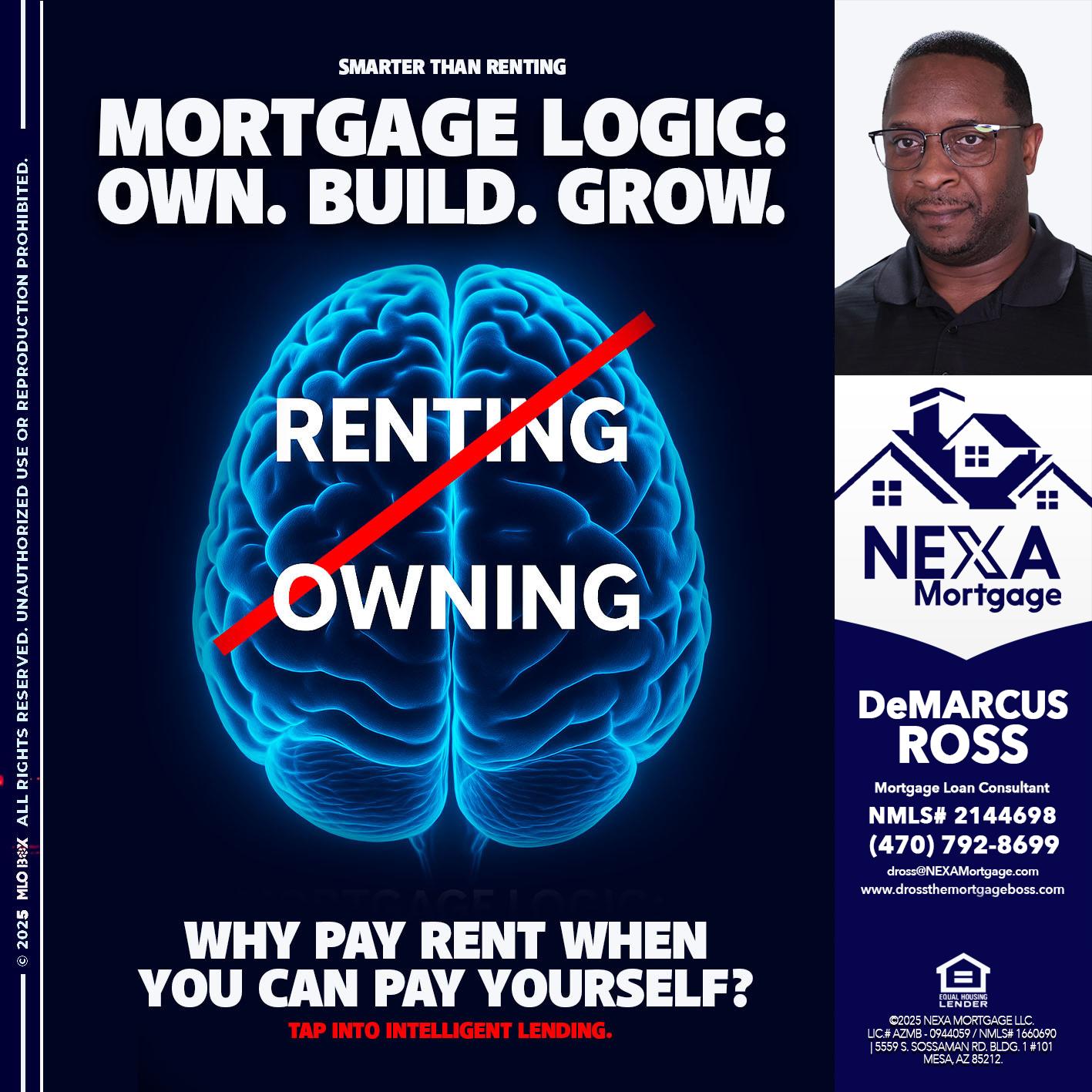 mortgage logic - DeMarcus Ross -Dross the Mortgage Boss