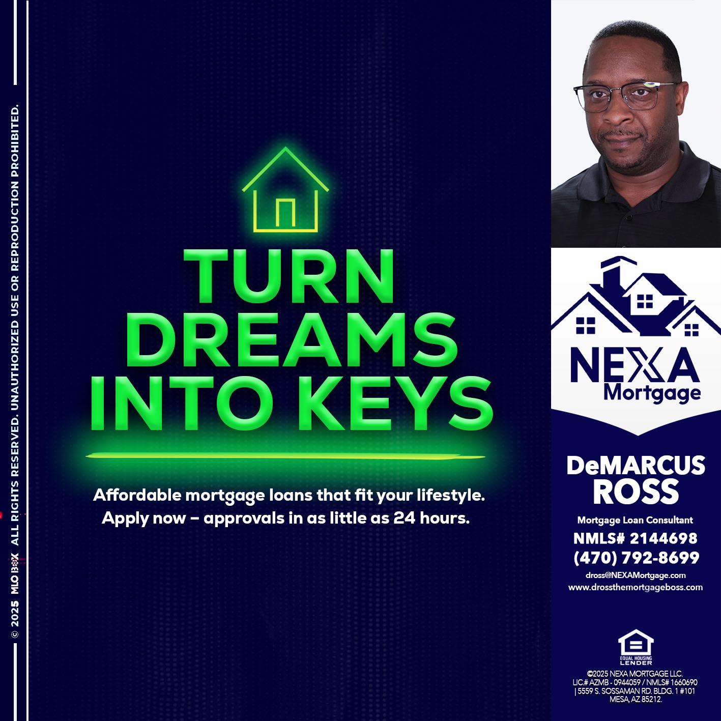 turn dreams - DeMarcus Ross -Dross the Mortgage Boss
