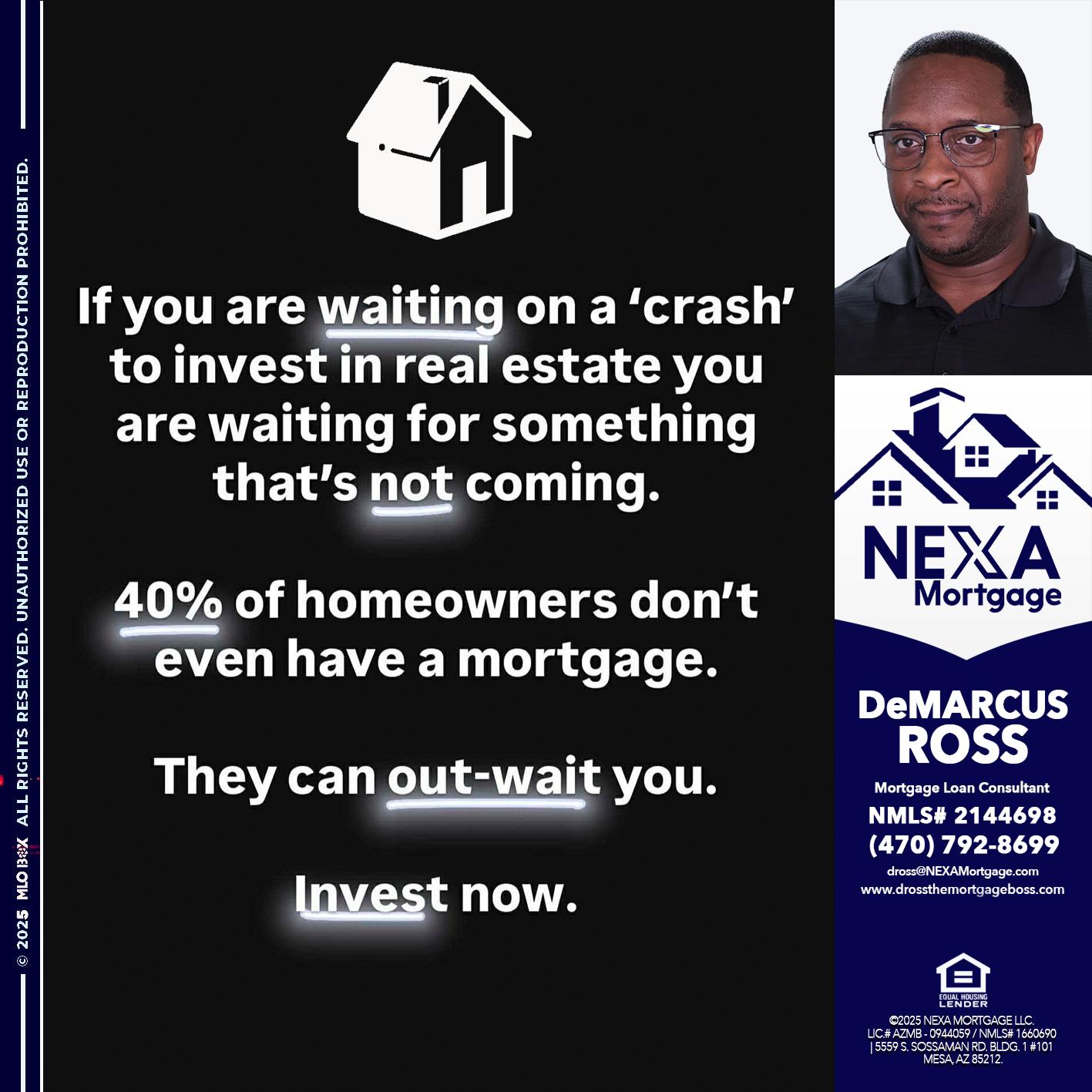 IF YOU ARE WAITING - DeMarcus Ross -Dross the Mortgage Boss
