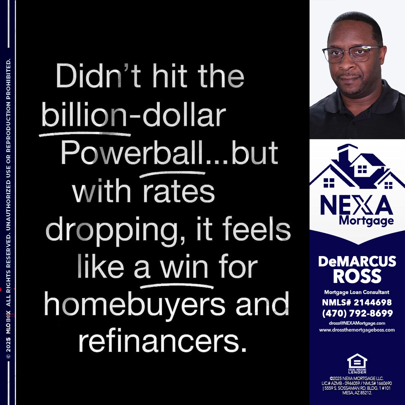 DIDNT HIT - DeMarcus Ross -Dross the Mortgage Boss