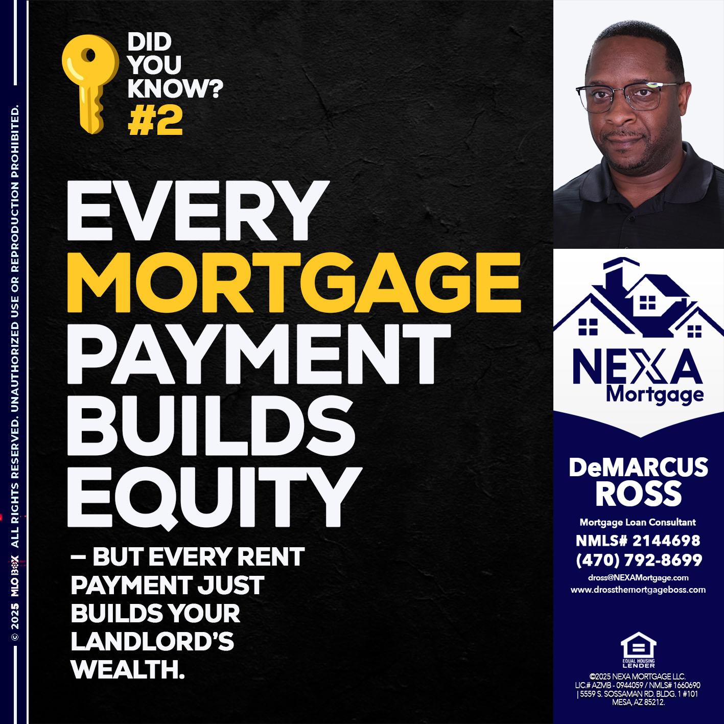 DID YOU KNOW? - DeMarcus Ross -Dross the Mortgage Boss