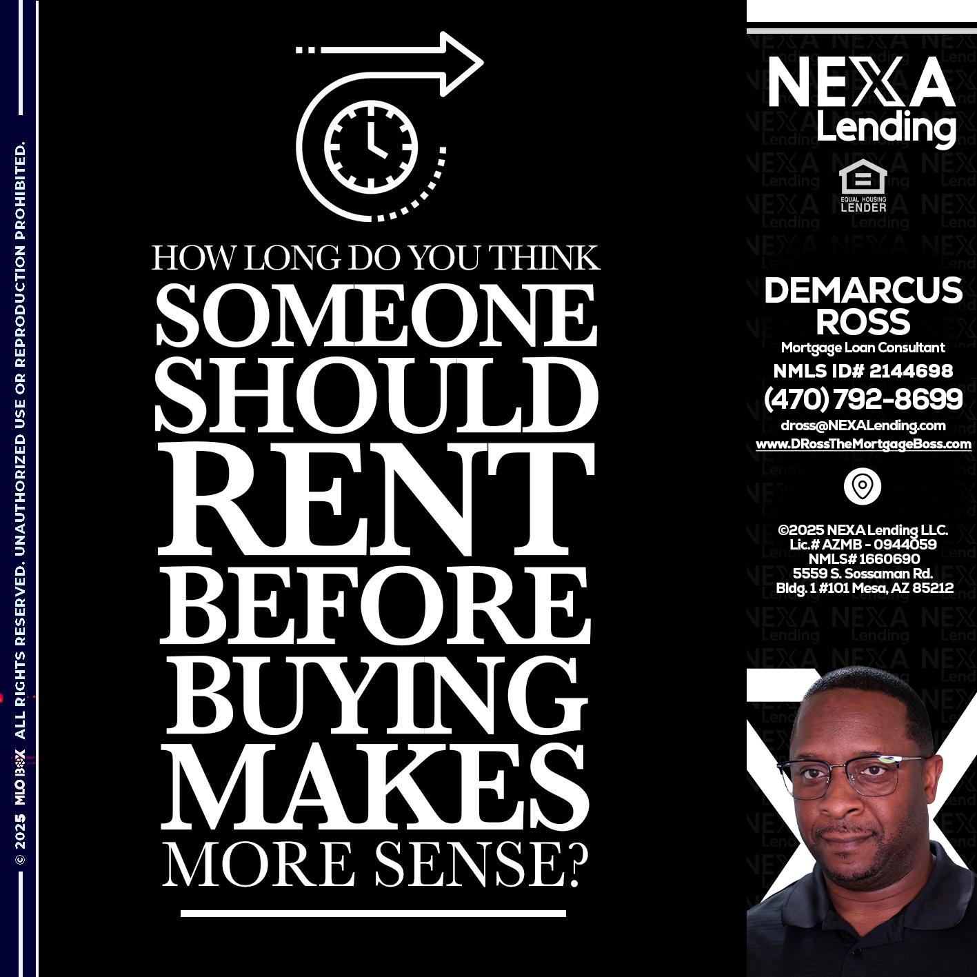 HOW LONG - DeMarcus Ross -Dross the Mortgage Boss