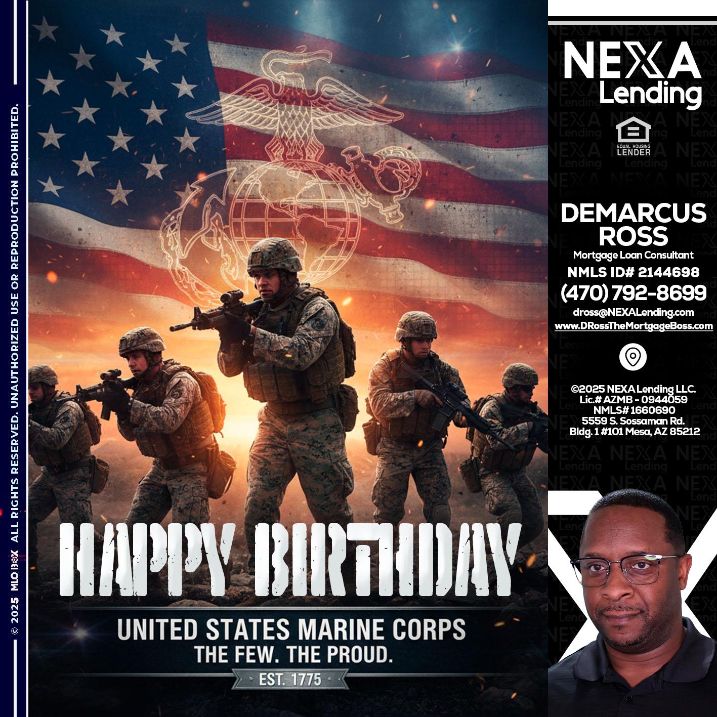 happy birthday - DeMarcus Ross -Dross the Mortgage Boss