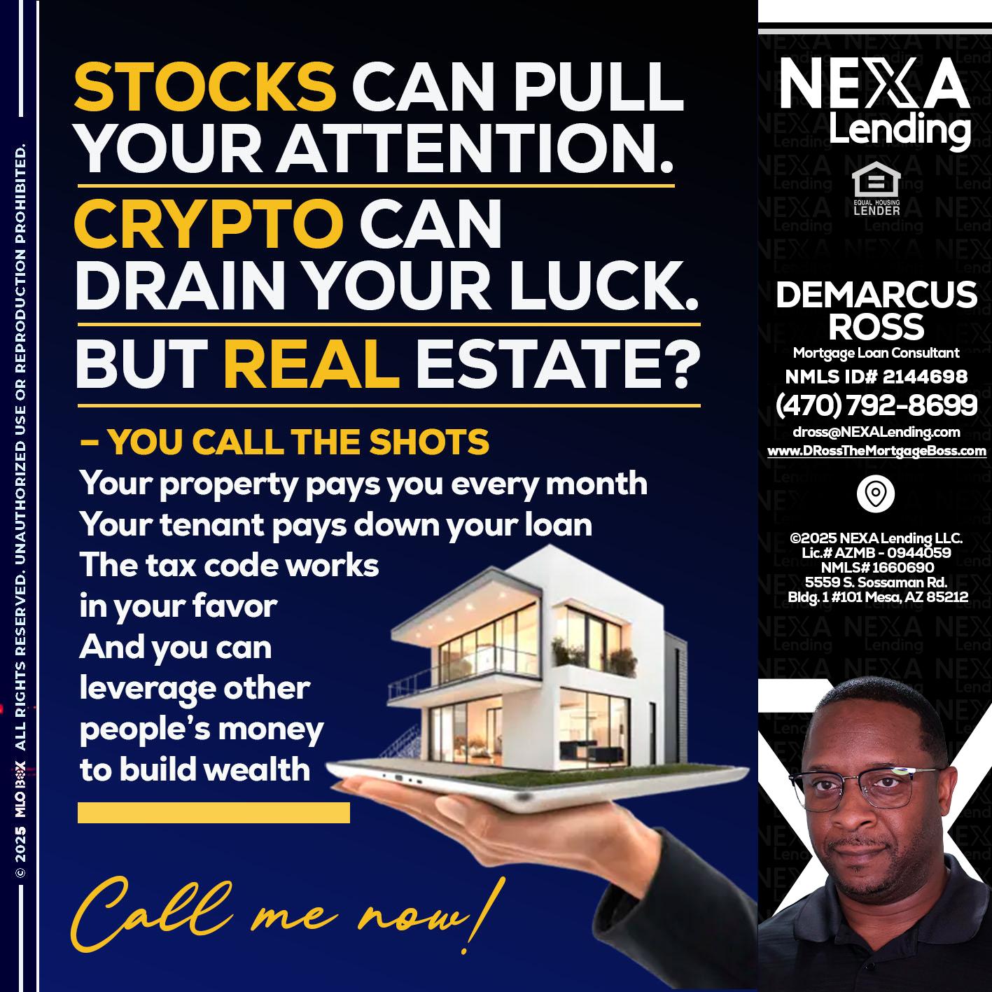 STOCK YOUR - DeMarcus Ross -Dross the Mortgage Boss