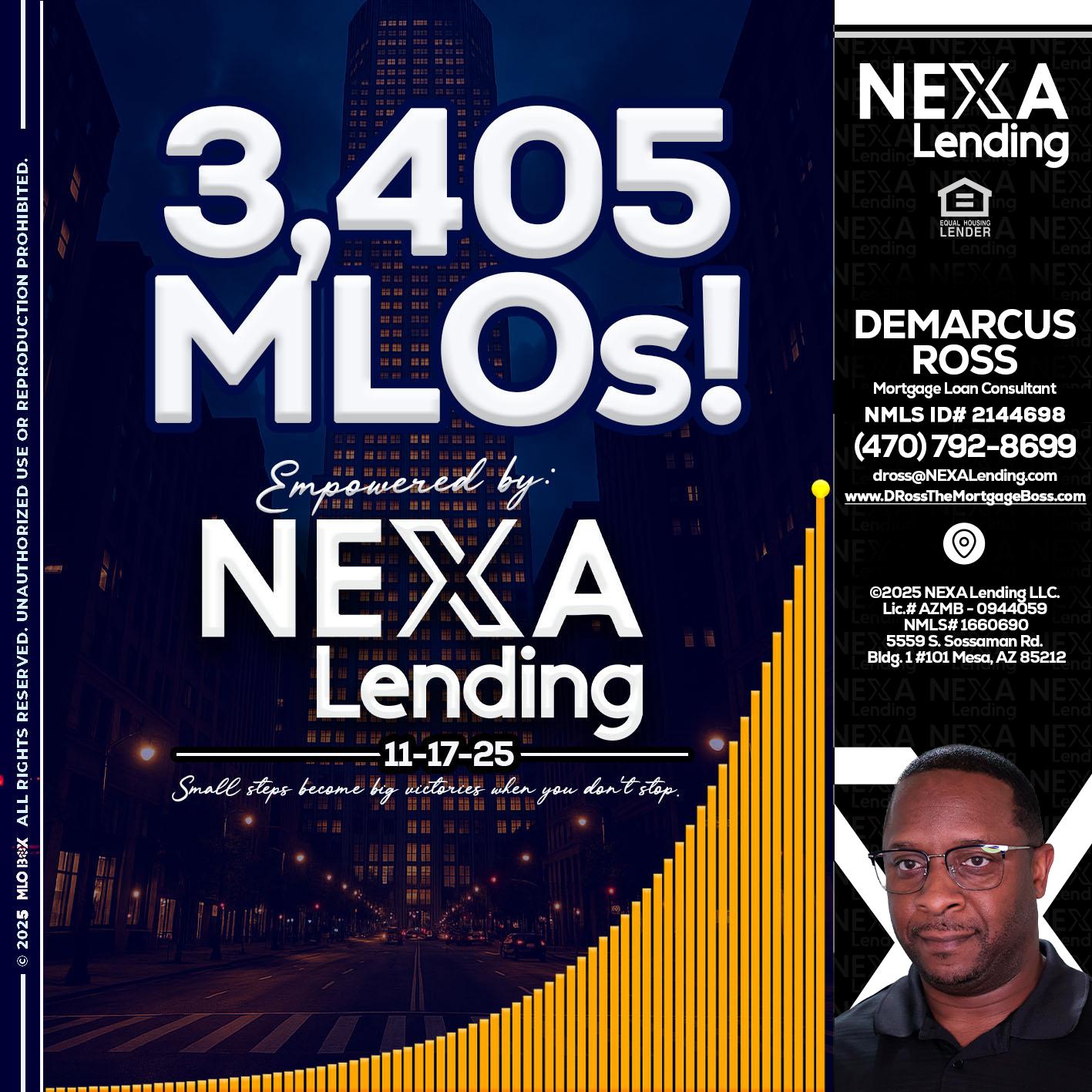 3405 MLOs - DeMarcus Ross -Dross the Mortgage Boss