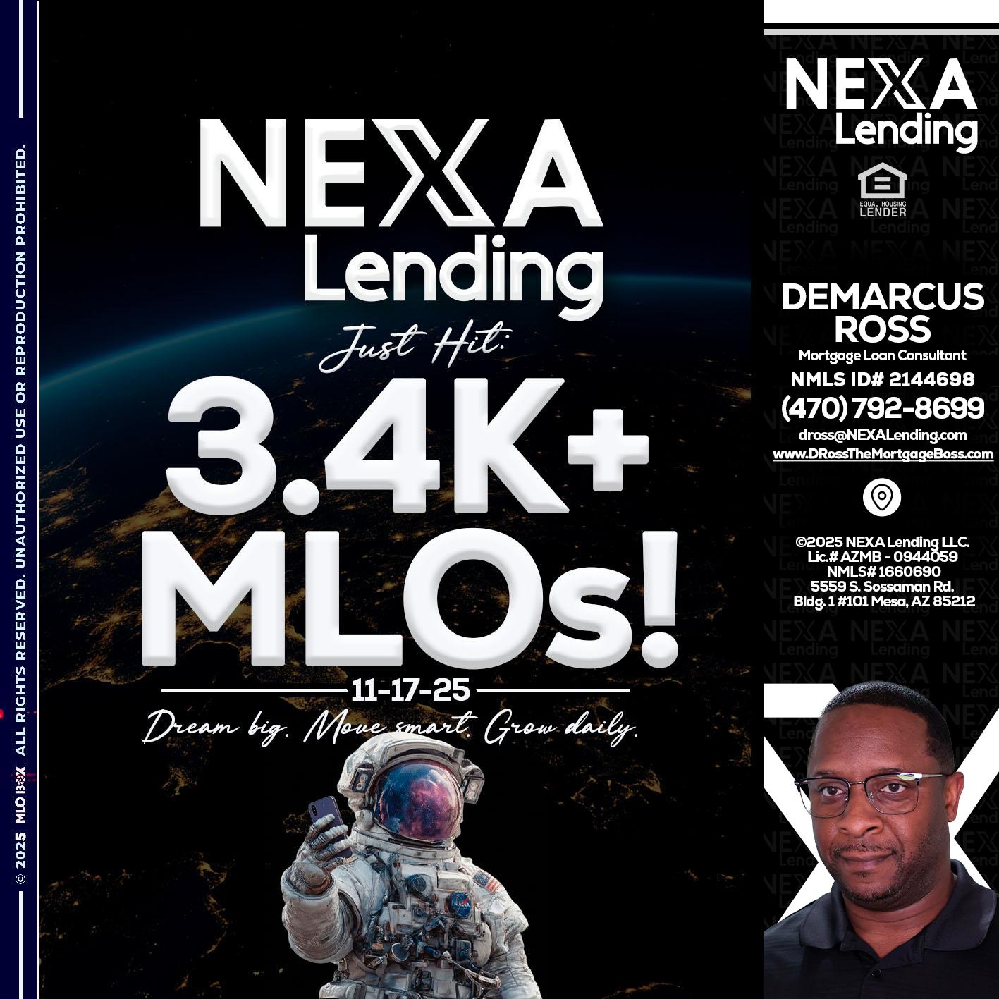 3.4K MLOs - DeMarcus Ross -Dross the Mortgage Boss