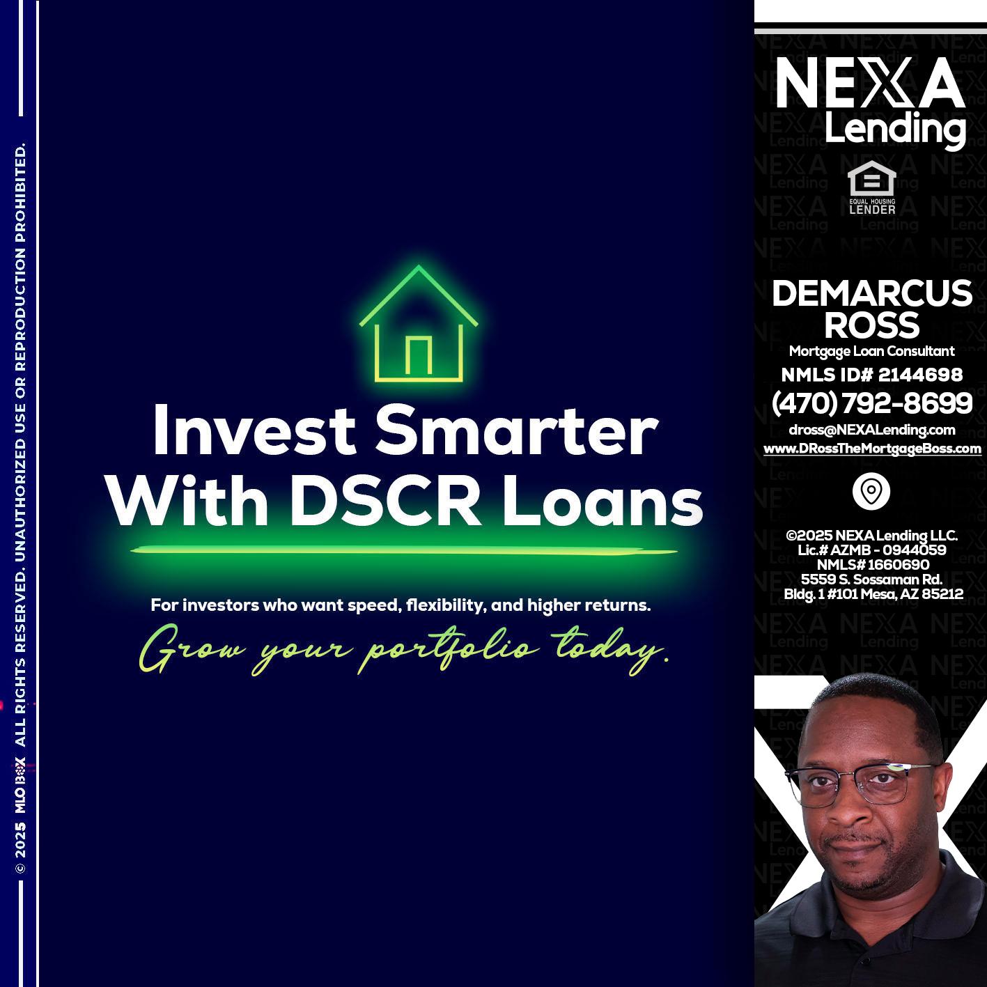 DSCR - DeMarcus Ross -Dross the Mortgage Boss