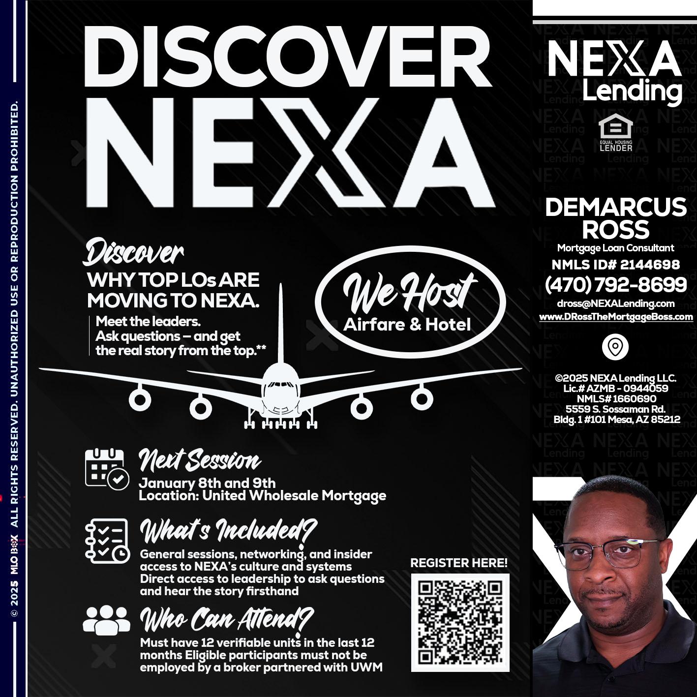 DISCOVER NEXA - DeMarcus Ross -Dross the Mortgage Boss