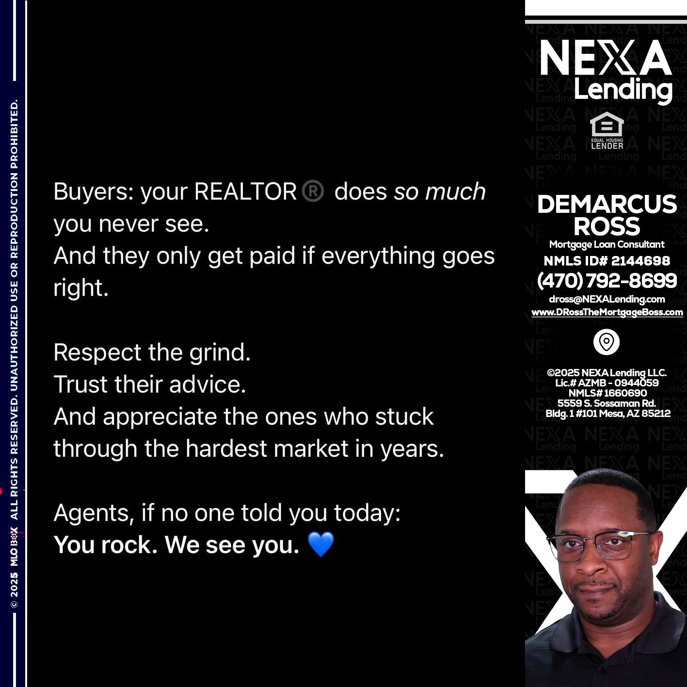 BUYERS - DeMarcus Ross -Dross the Mortgage Boss