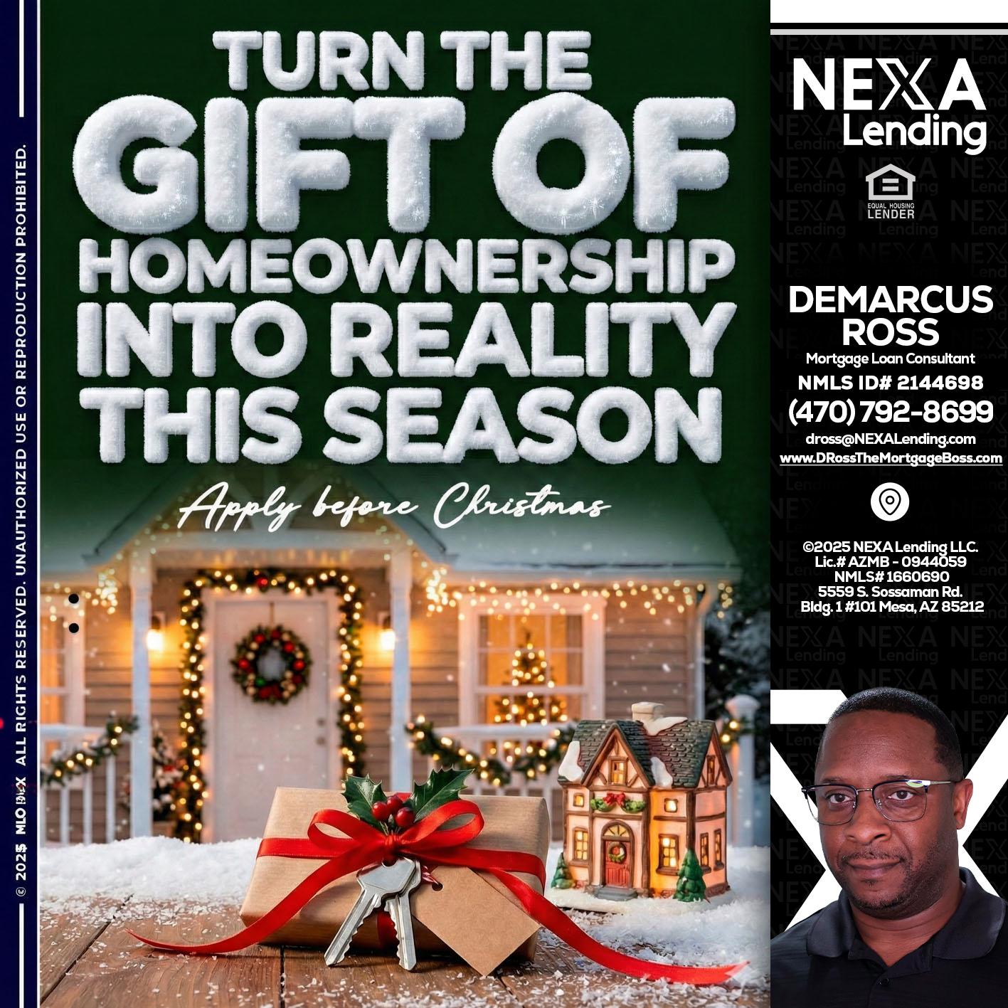 TURN GIFTS - DeMarcus Ross -Dross the Mortgage Boss