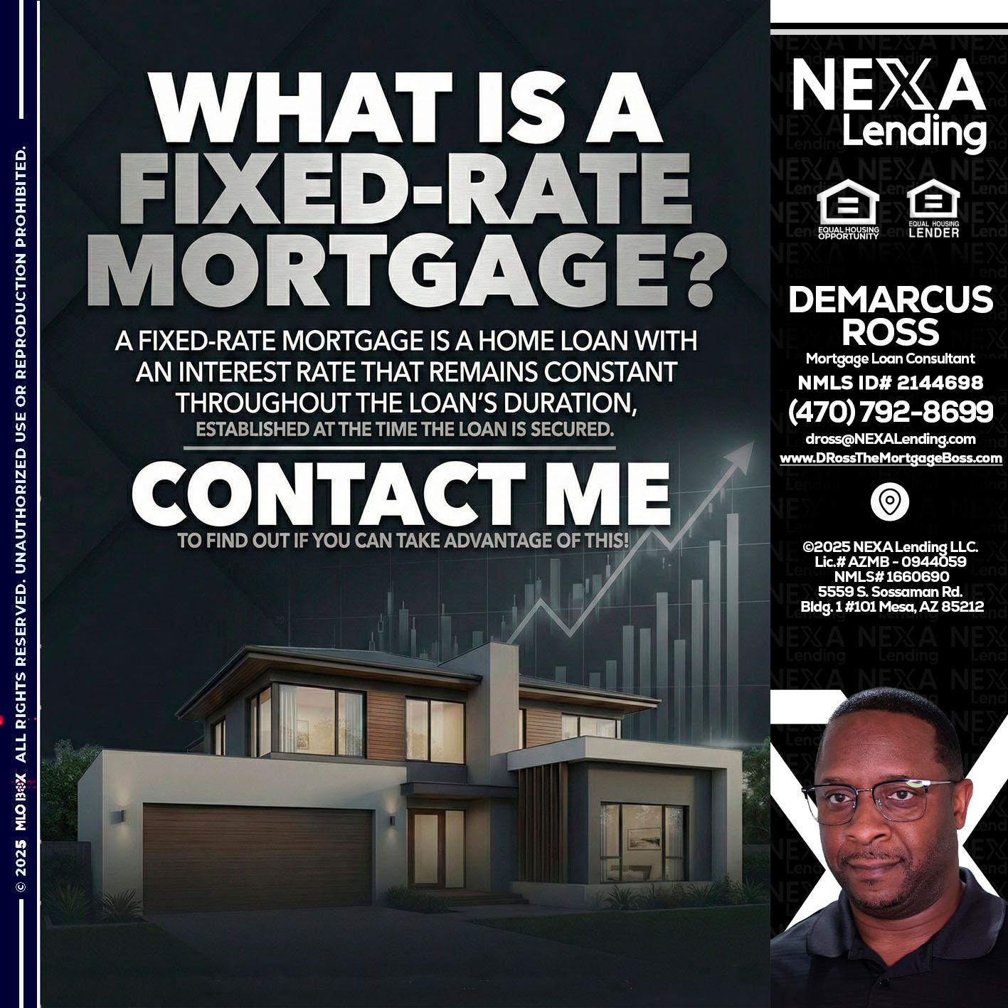 WHAT IS A - DeMarcus Ross -Dross the Mortgage Boss