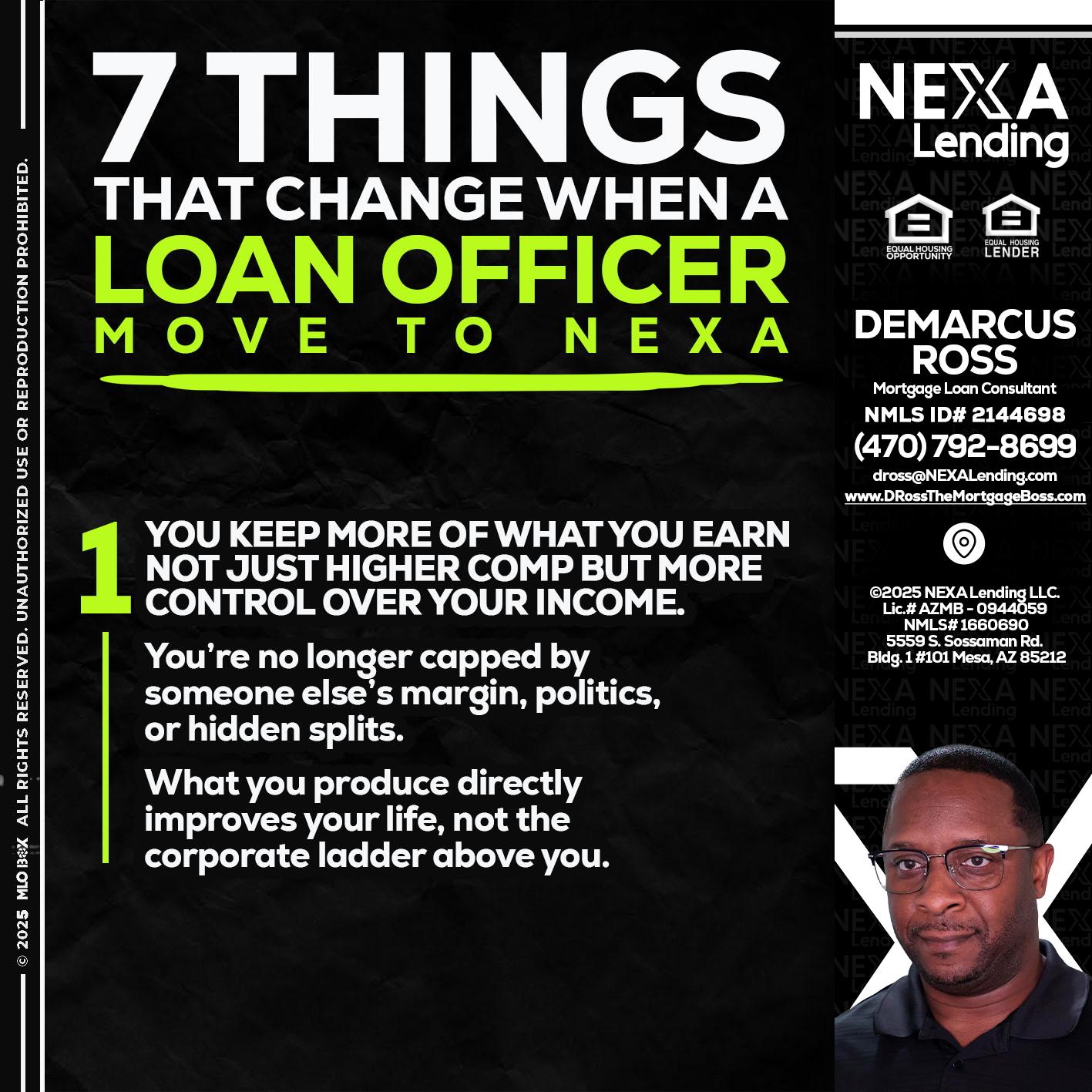 7 THINGS (1) - DeMarcus Ross -Dross the Mortgage Boss
