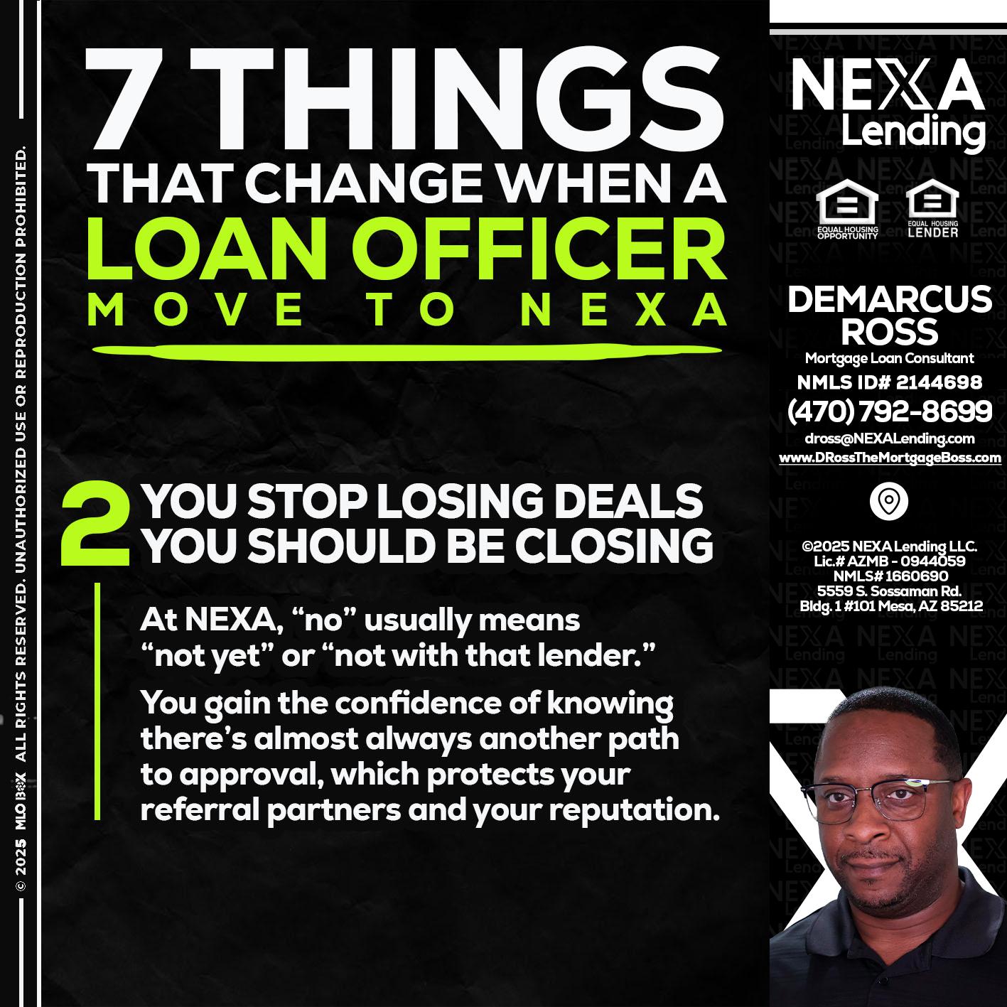 7 THINGS (2) - DeMarcus Ross -Dross the Mortgage Boss