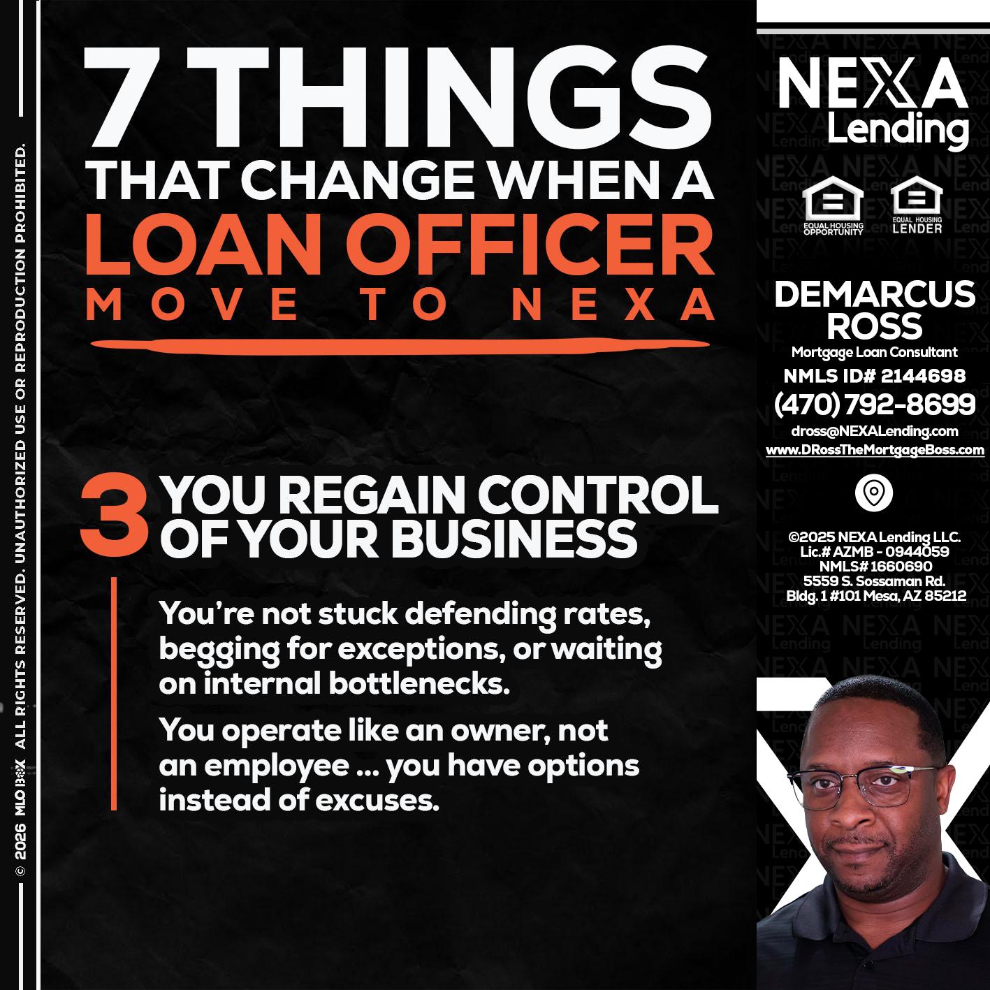 7 things (3) - DeMarcus Ross -Dross the Mortgage Boss