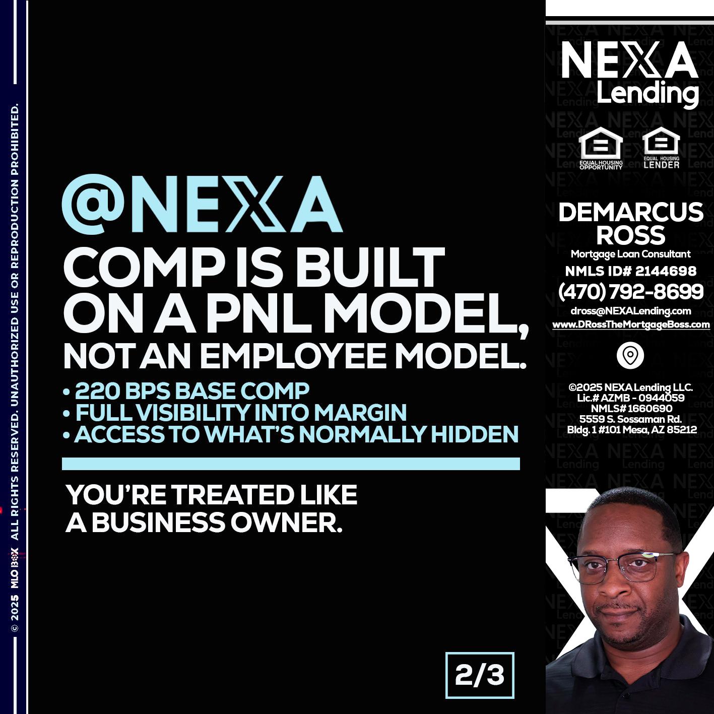 2 OF 3 - DeMarcus Ross -Dross the Mortgage Boss