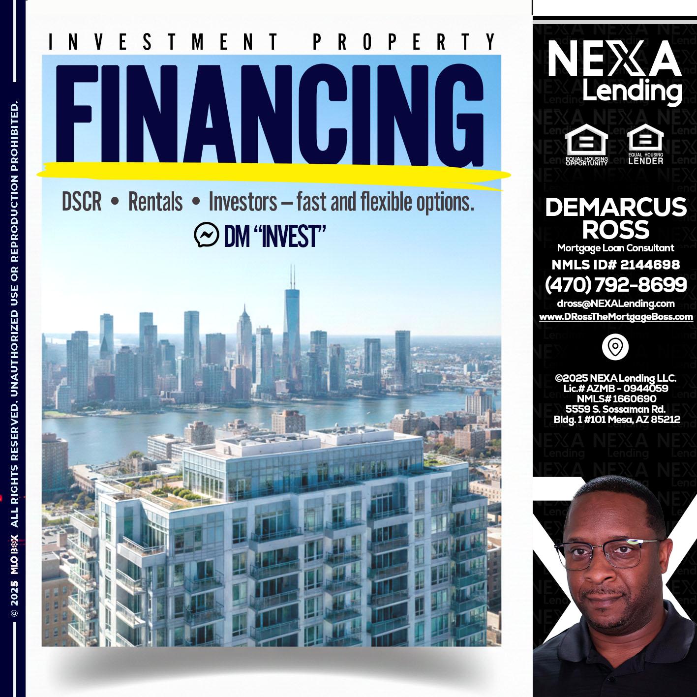 FINANCING - DeMarcus Ross -Dross the Mortgage Boss