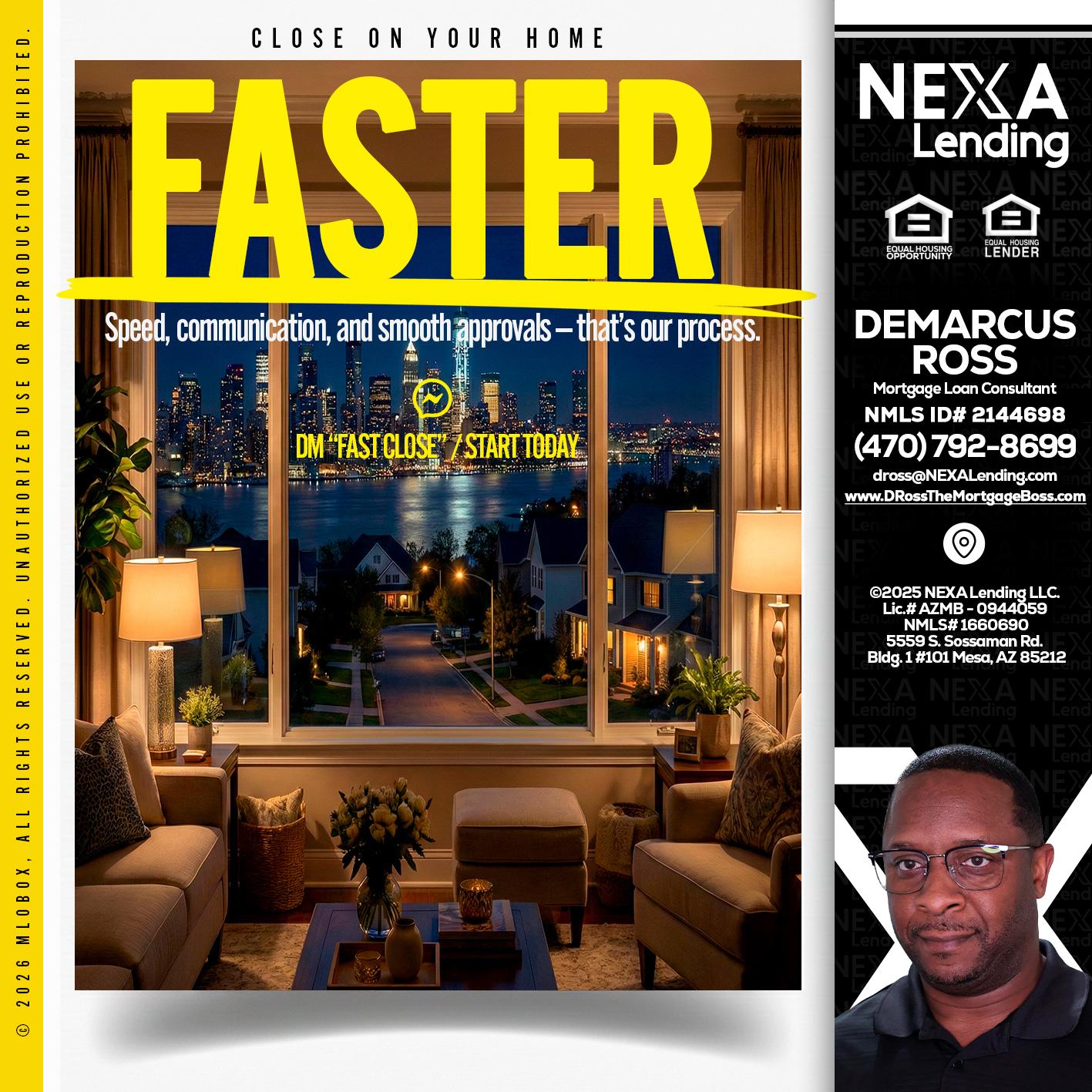 FASTER - DeMarcus Ross -Dross the Mortgage Boss