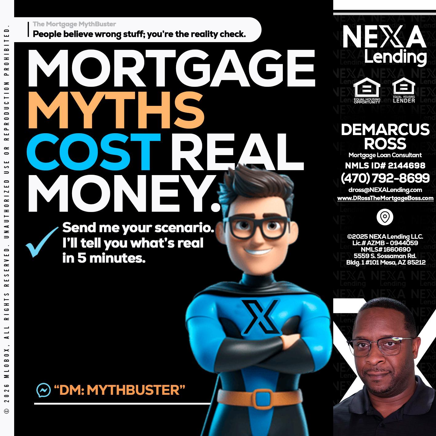 MORTGAGE MYTHS - DeMarcus Ross -Dross the Mortgage Boss