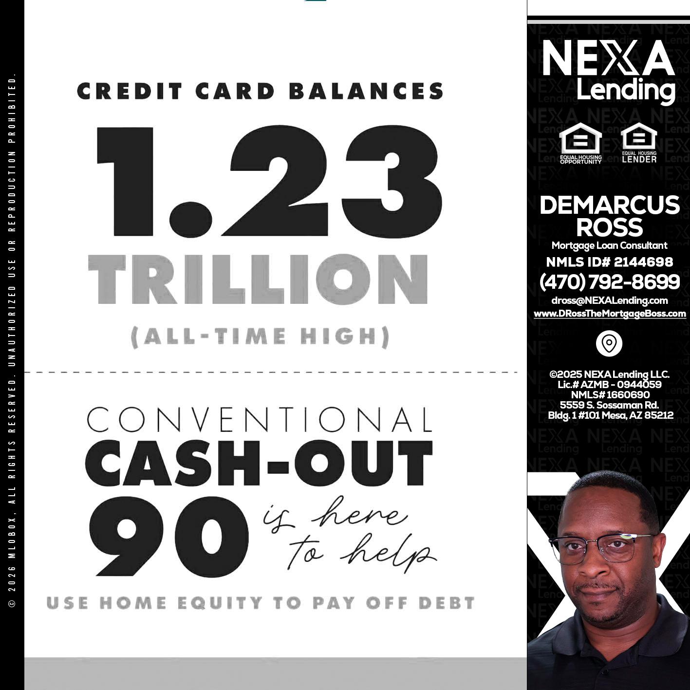 CREDIT CARD BALANCE - DeMarcus Ross -Dross the Mortgage Boss