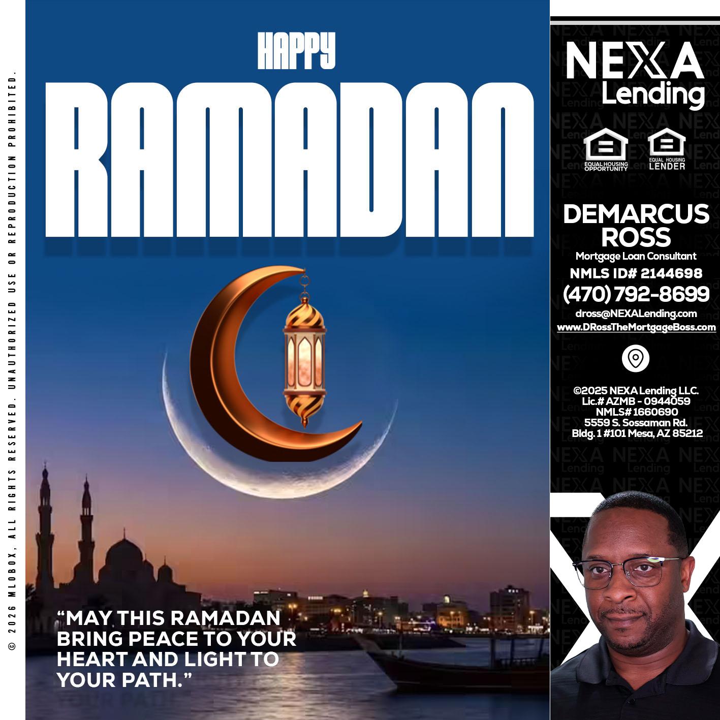 RAMADAN - DeMarcus Ross -Dross the Mortgage Boss
