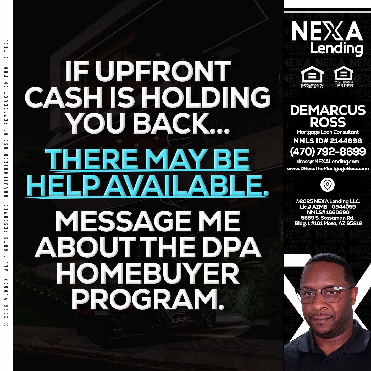 IF UPFRONT - DeMarcus Ross -Dross the Mortgage Boss