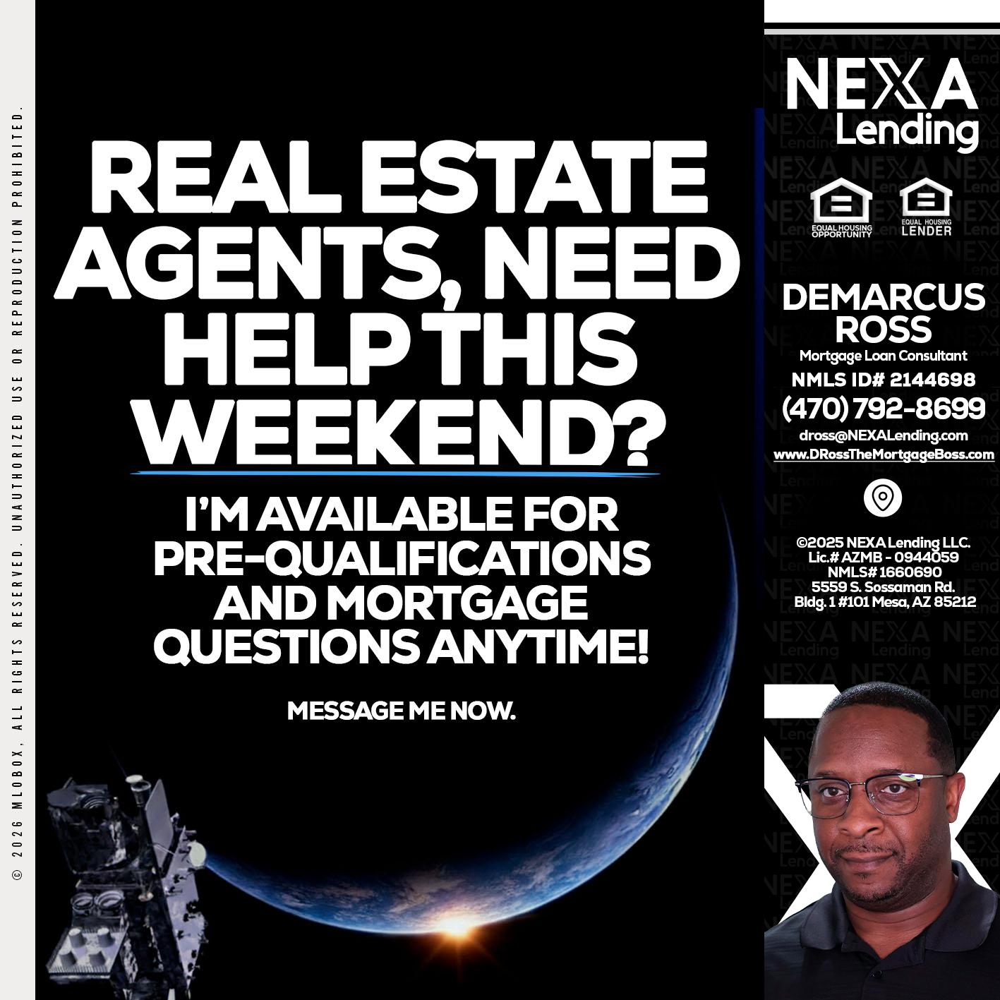 REAL ESTATE AGENTS - DeMarcus Ross -Dross the Mortgage Boss