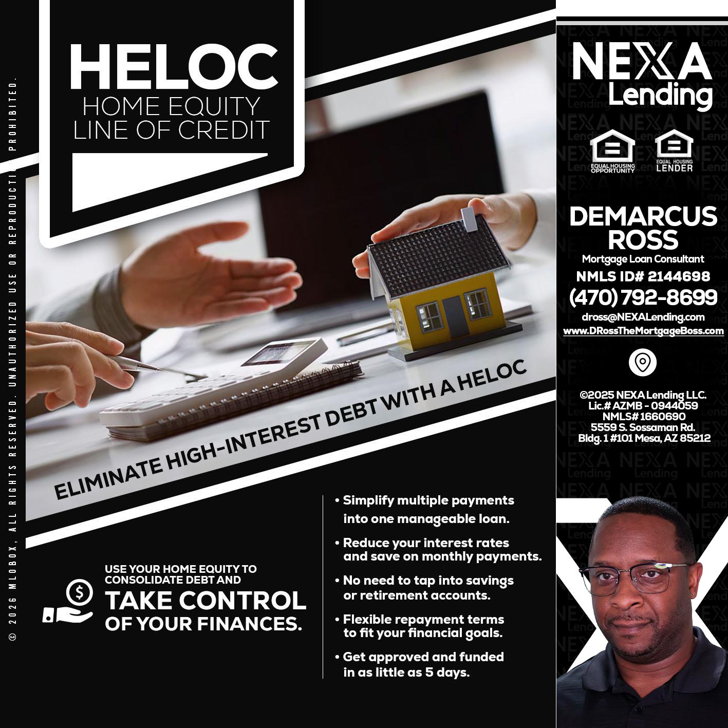 HELOC - DeMarcus Ross -Dross the Mortgage Boss