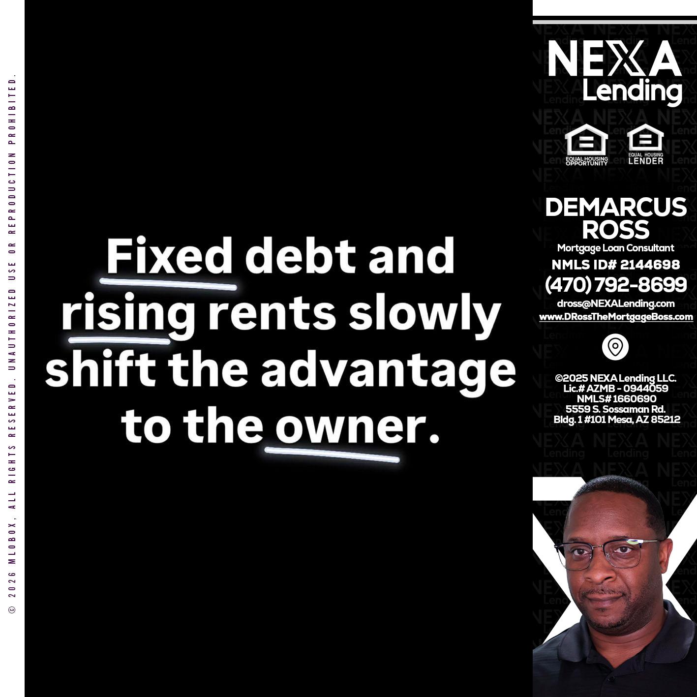 FIXED DEBT - DeMarcus Ross -Dross the Mortgage Boss