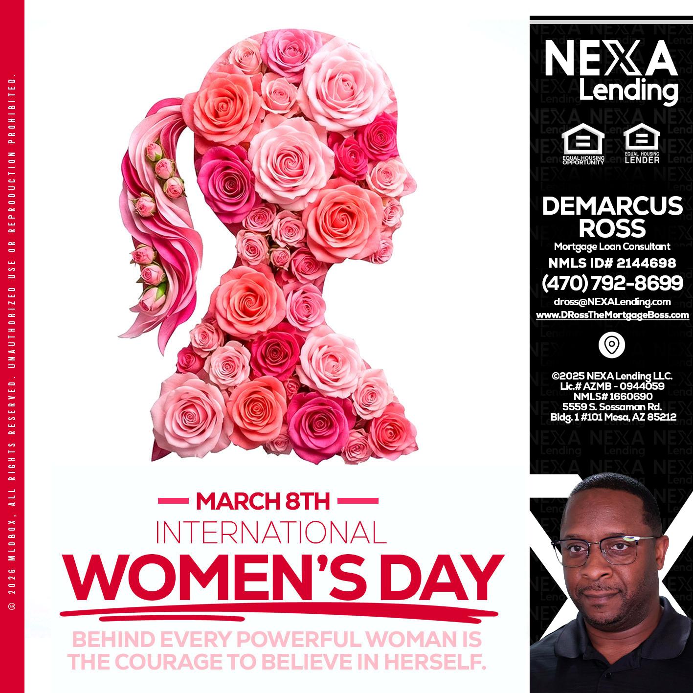 MARCH 8TH - DeMarcus Ross -Dross the Mortgage Boss