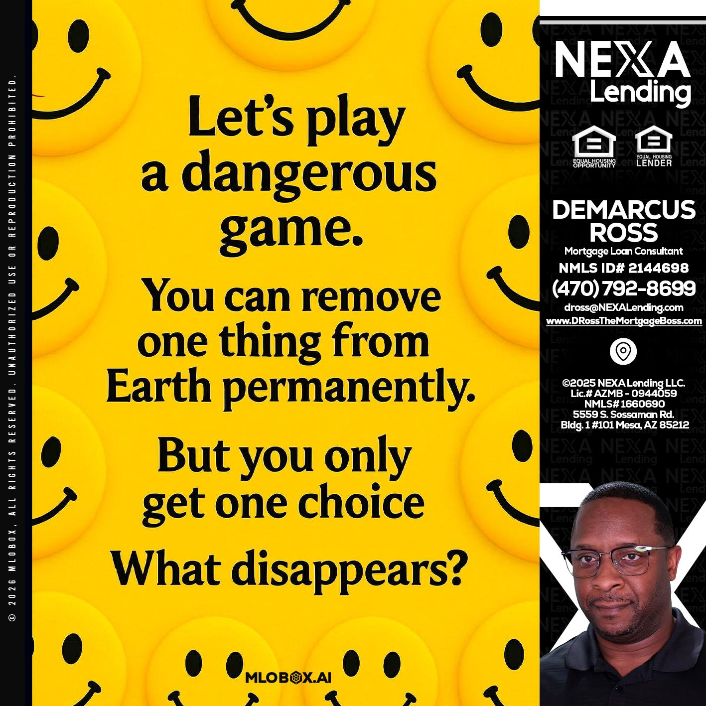 LETS PLAY - DeMarcus Ross -Dross the Mortgage Boss