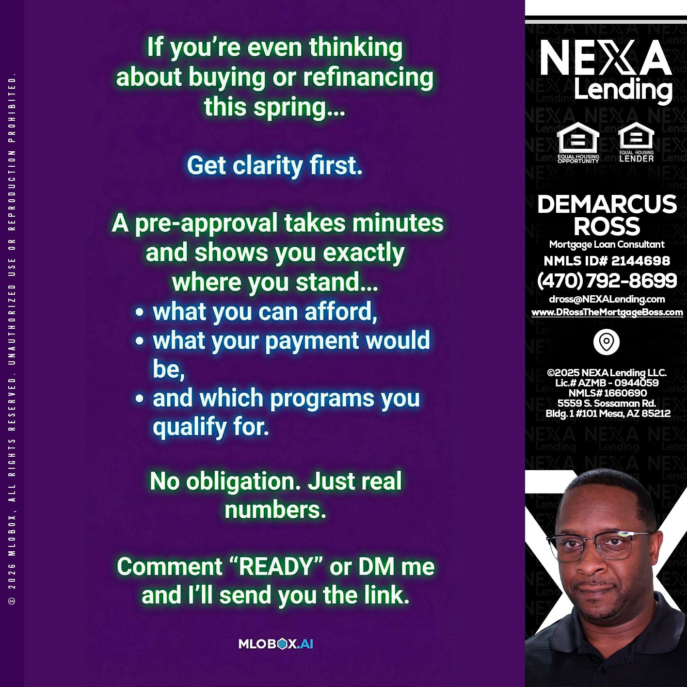 IF YOU THINKING - DeMarcus Ross -Dross the Mortgage Boss
