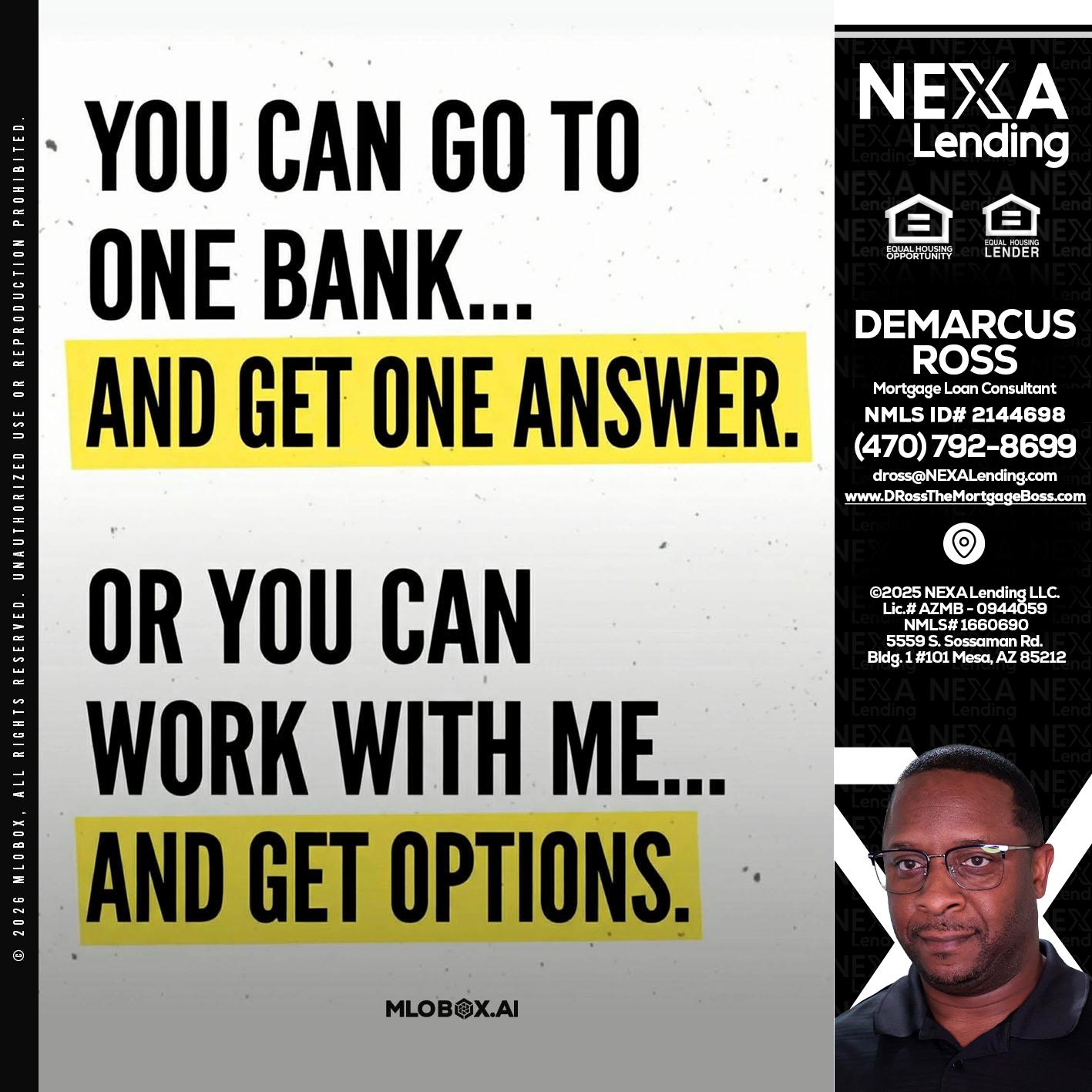 YOU CAN GO TO - DeMarcus Ross -Dross the Mortgage Boss