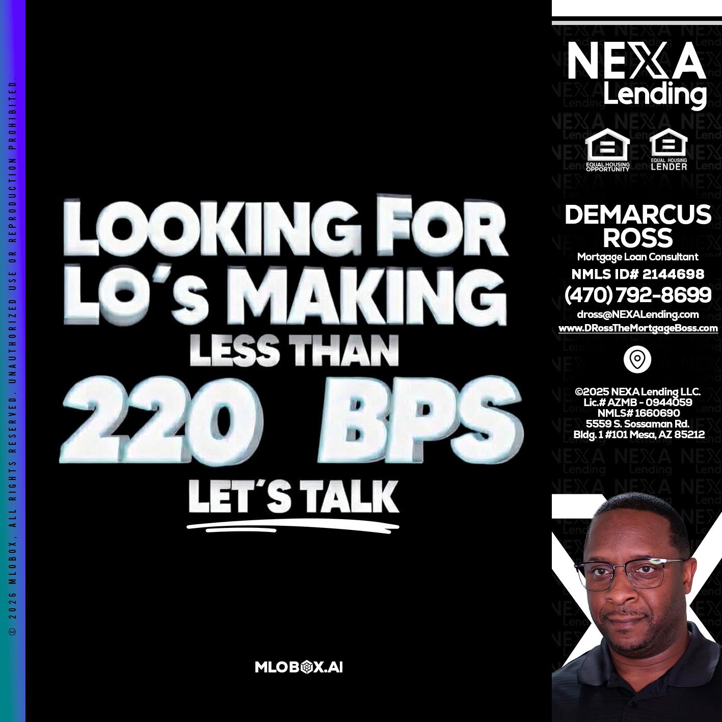 LOOKING FOR - DeMarcus Ross -Dross the Mortgage Boss