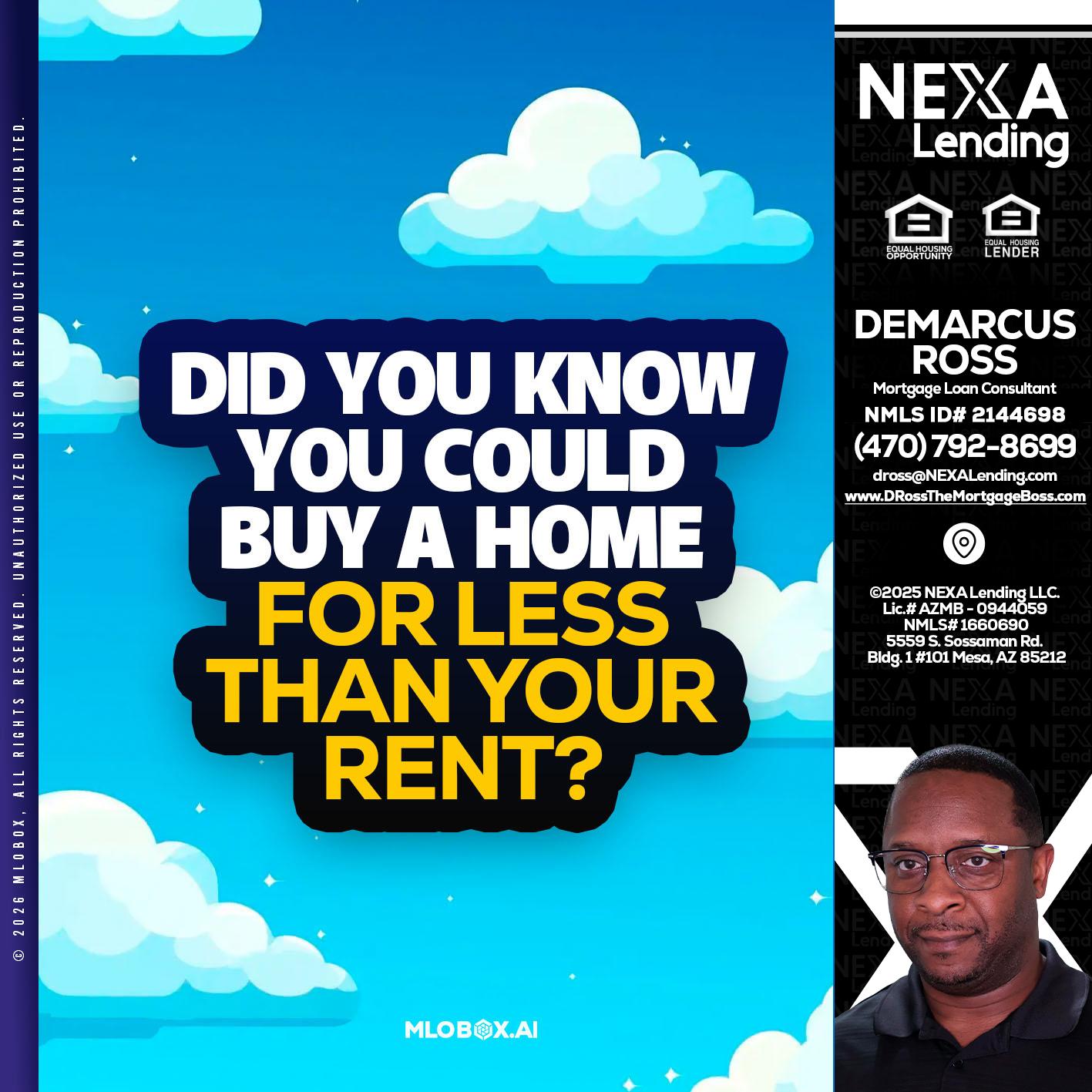 DID YOU KNOW - DeMarcus Ross -Dross the Mortgage Boss