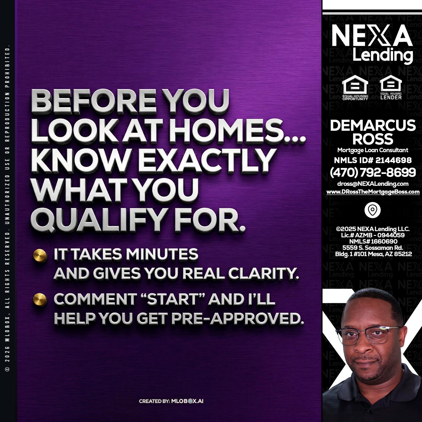 BEFORE YOU - DeMarcus Ross -Dross the Mortgage Boss