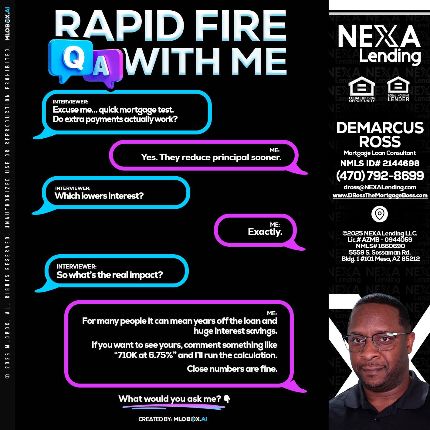 RAPID QA - DeMarcus Ross -Dross the Mortgage Boss