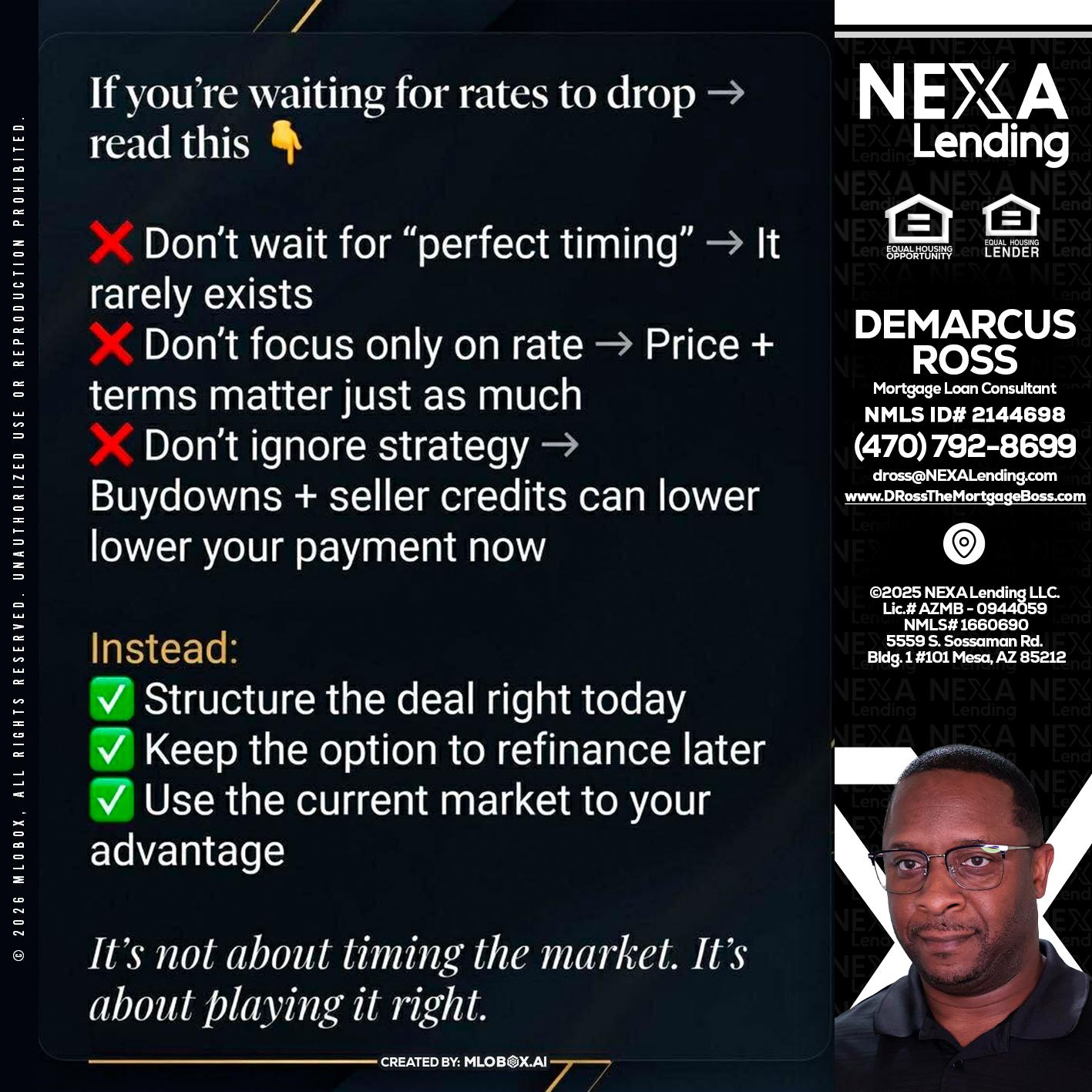 IF YOU ARE - DeMarcus Ross -Dross the Mortgage Boss