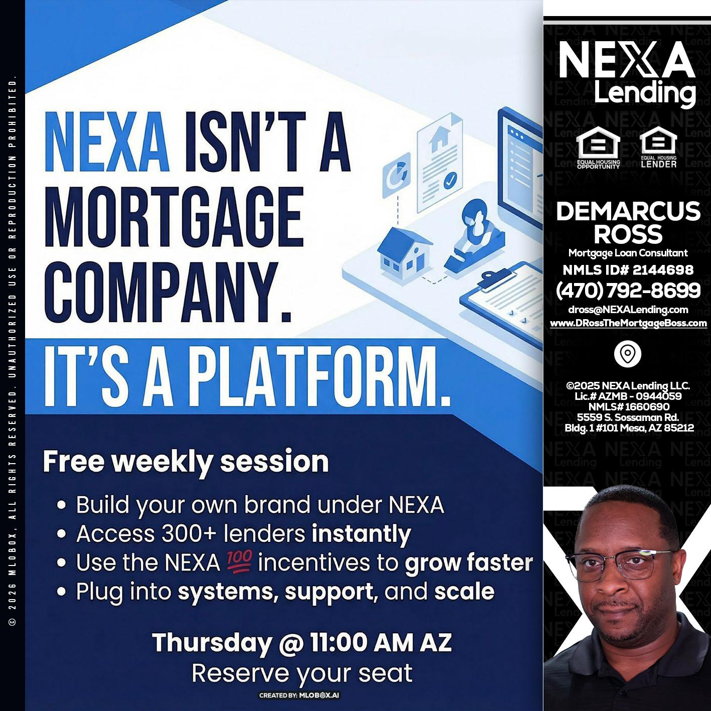 NEXA ISNT - DeMarcus Ross -Dross the Mortgage Boss