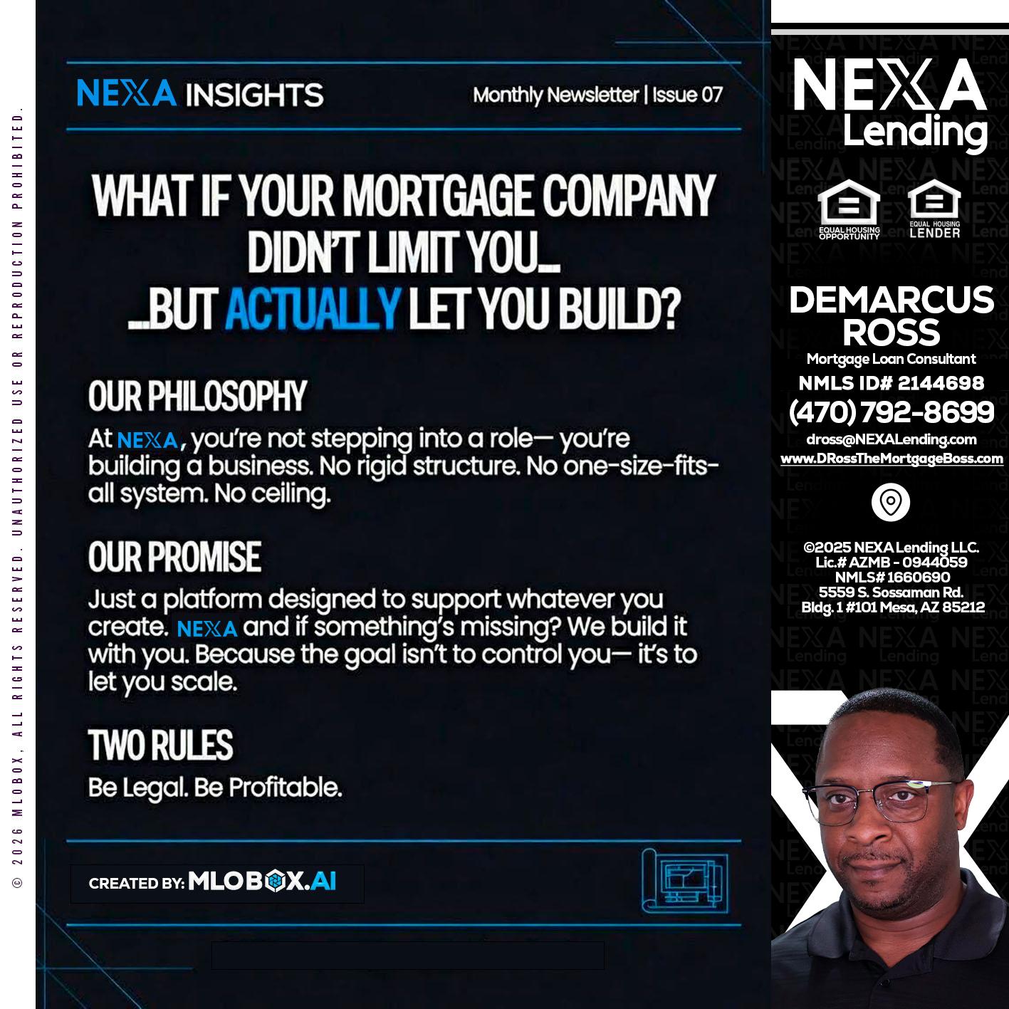 NEXA INSIGHTS - DeMarcus Ross -Dross the Mortgage Boss