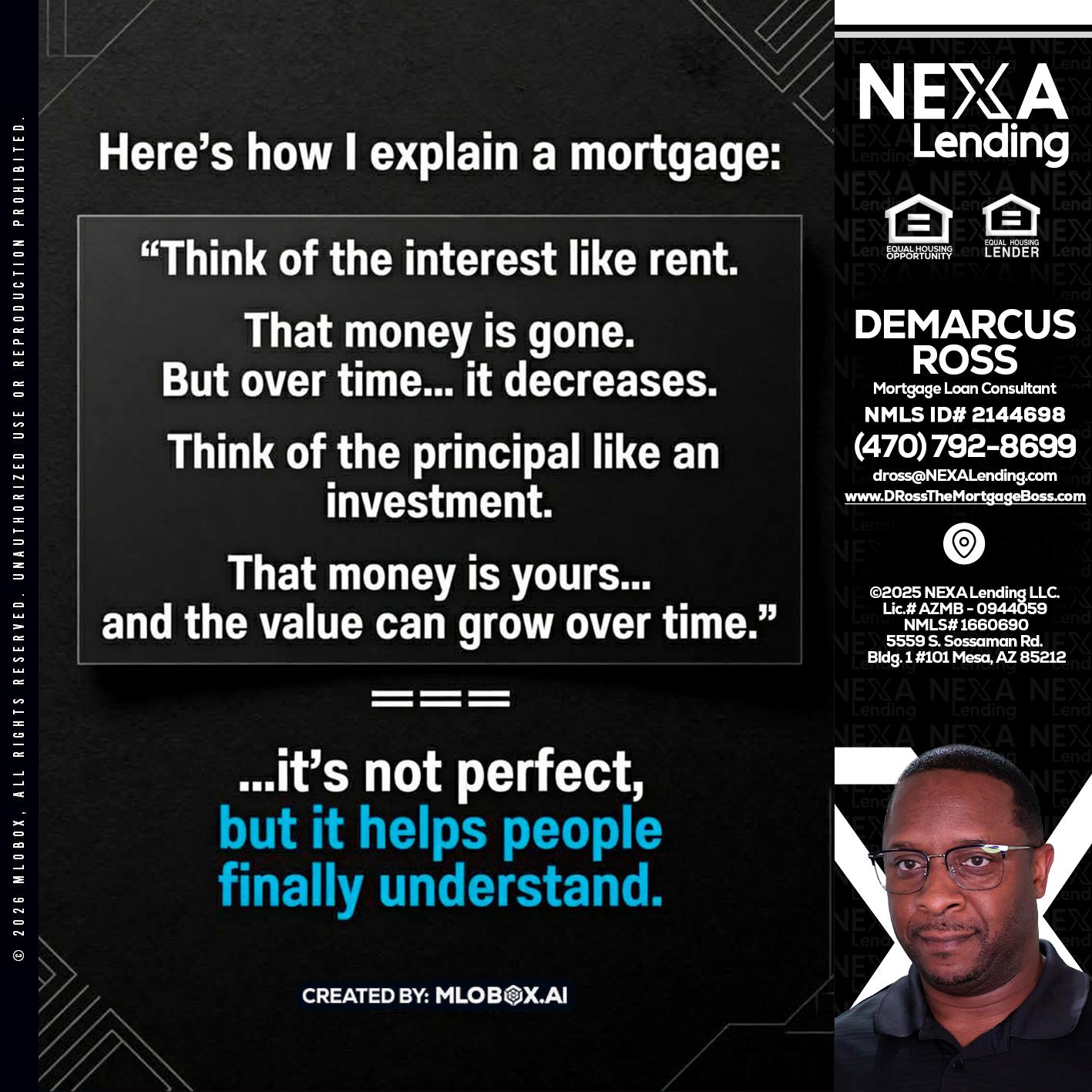 HERES NOW - DeMarcus Ross -Dross the Mortgage Boss