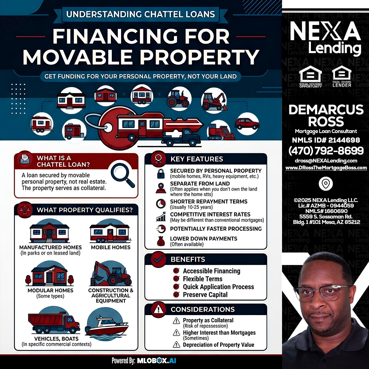Chattel Loans - DeMarcus Ross -Dross the Mortgage Boss