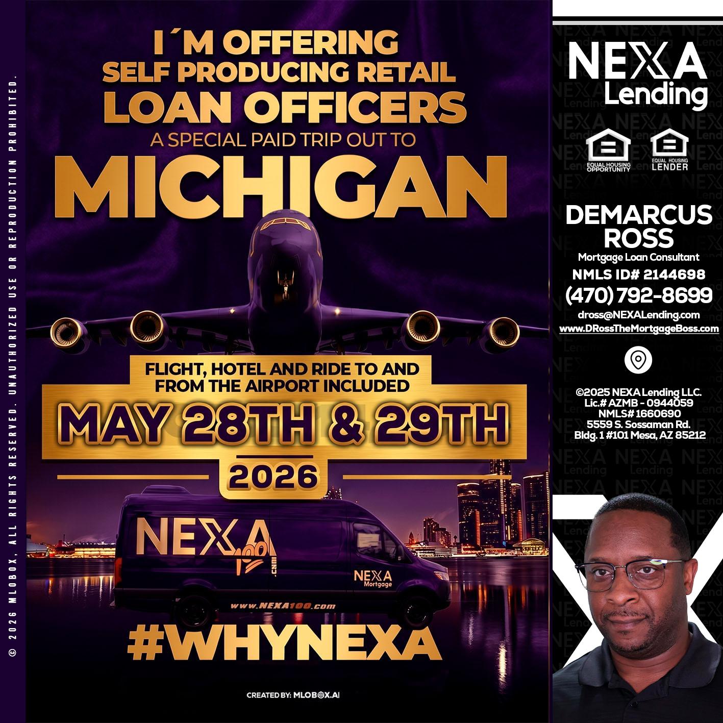MICHIGAN - DeMarcus Ross -Dross the Mortgage Boss